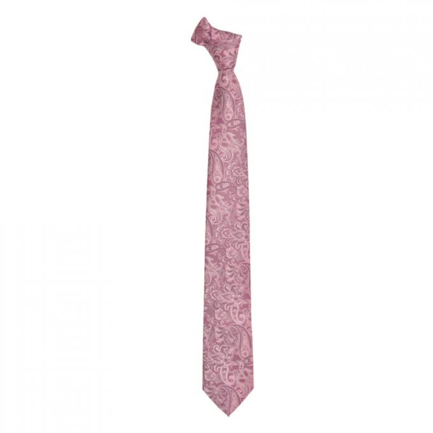 David Wej Men's Paisley Jaquard Tie – Pink In Pink