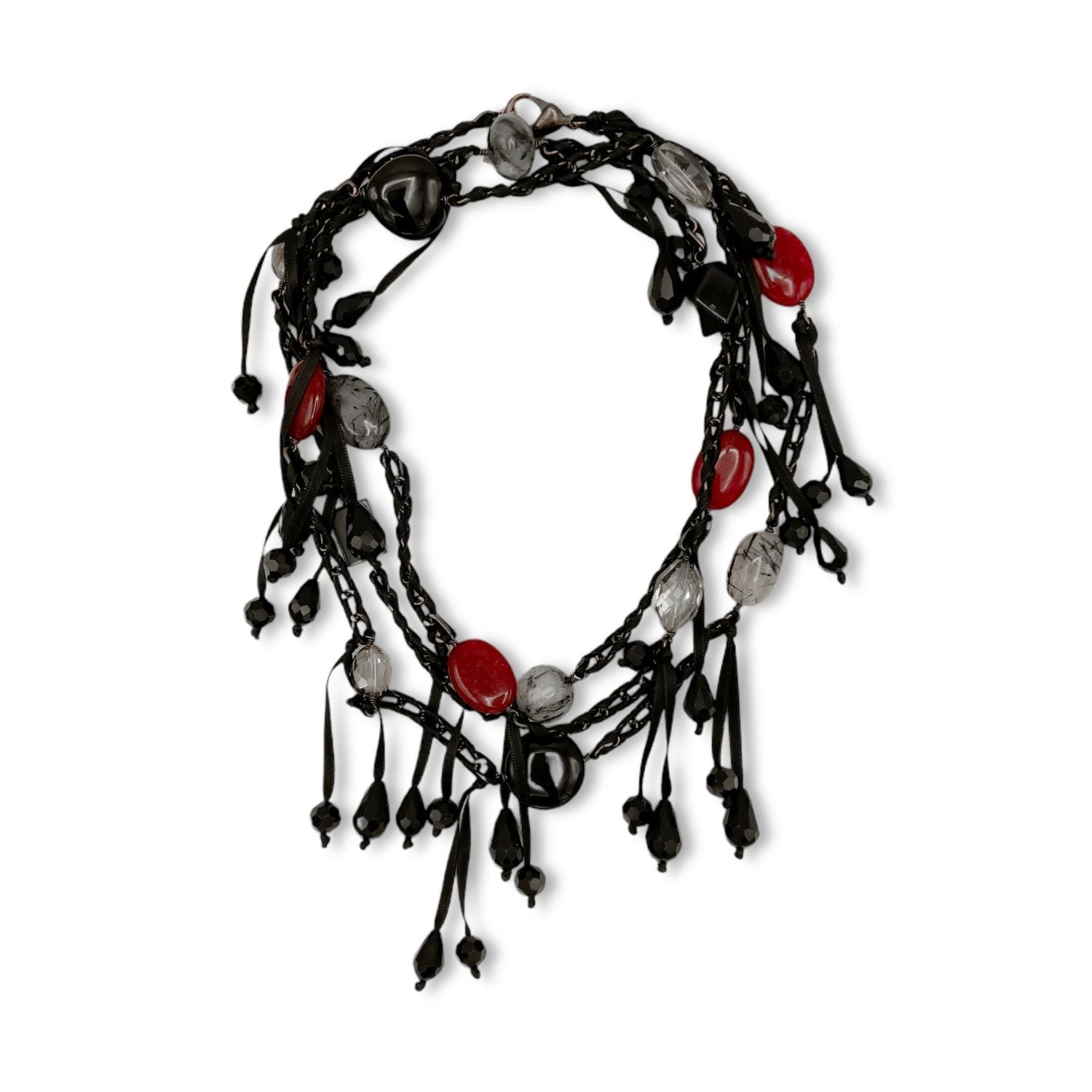 Jaredjamin Women's Black See You Saloon Necklace In Black
