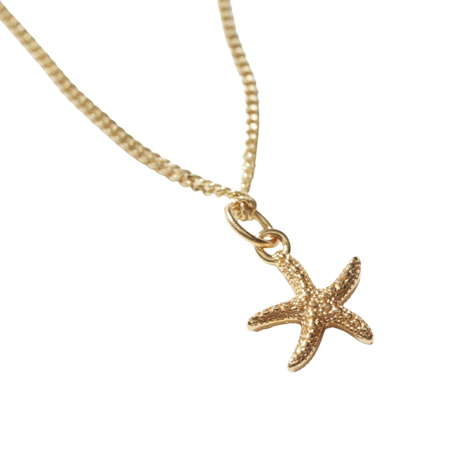 Muru Women's Mini Starfish Necklace Gold In Gold