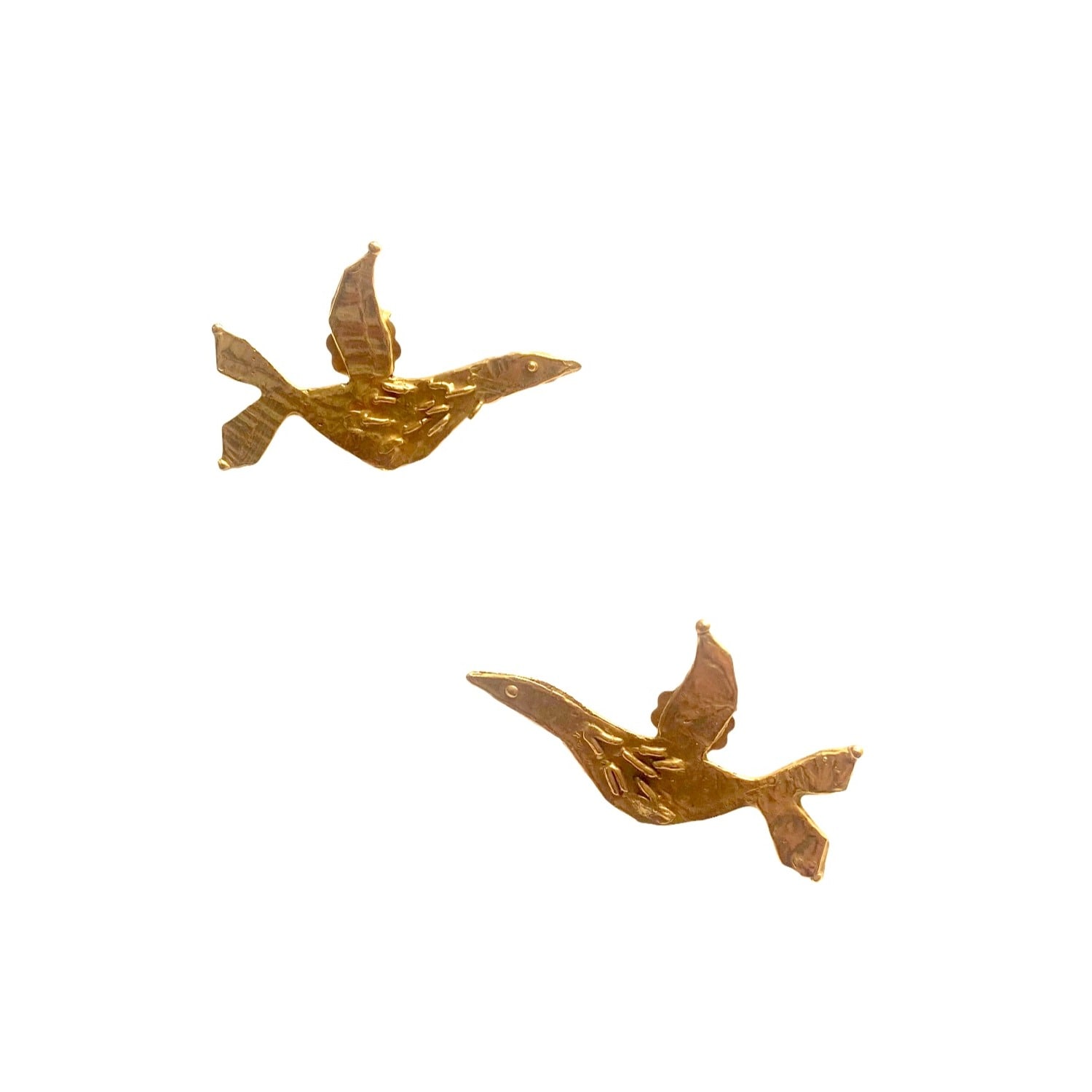 Raxada Women's Birds Earrings Gold Plated In Gold