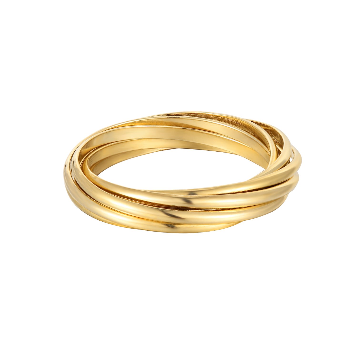 Women’s 22Ct Gold Vermeil Rolling Ring Seol + Gold