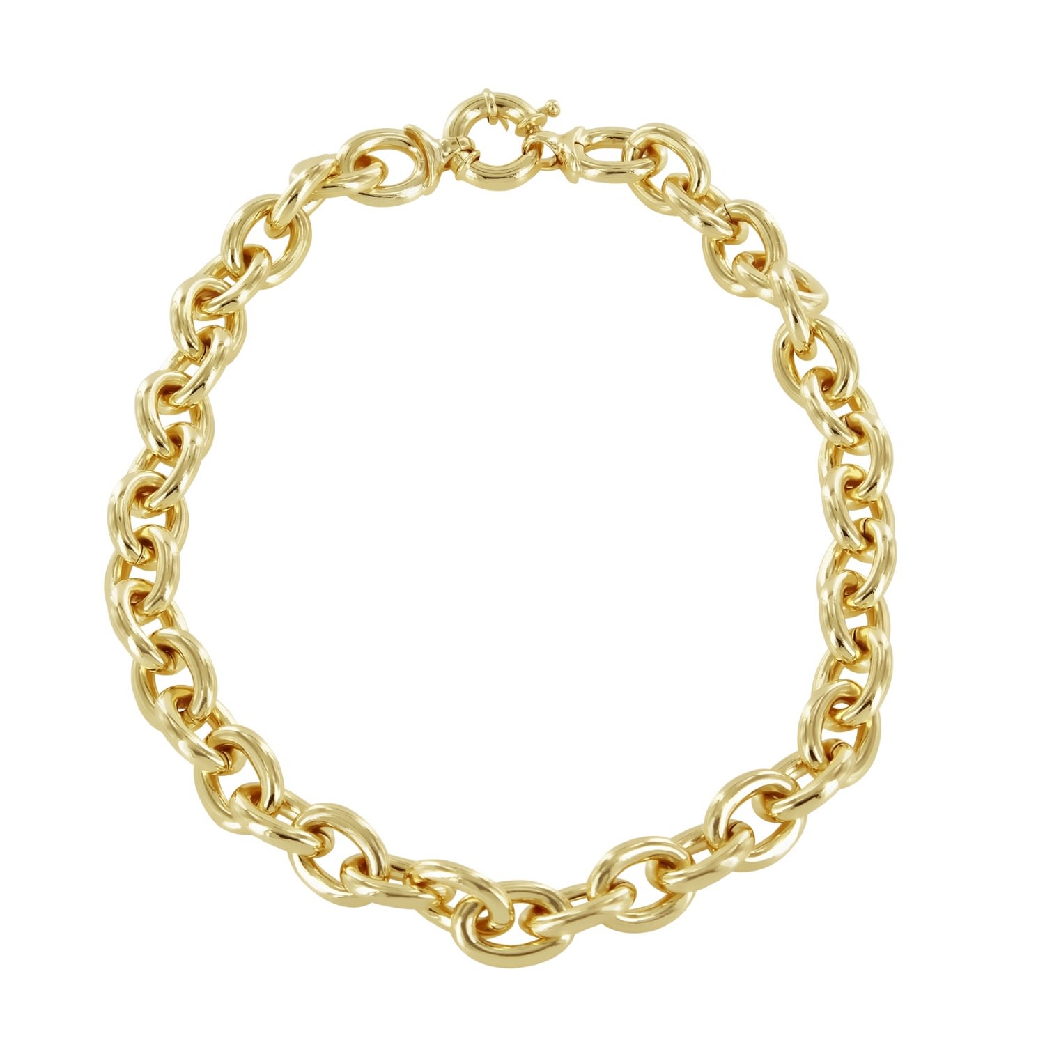 Women’s Chunky 1990 Choker Gold Wolf and Zephyr