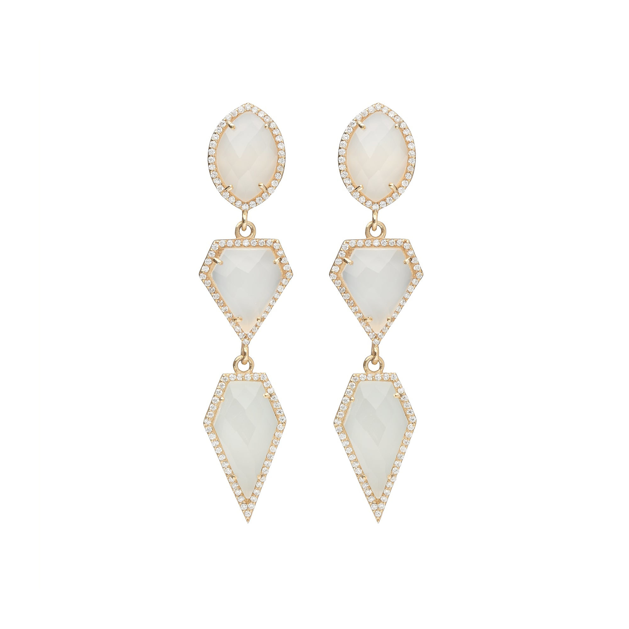 Stephanie Browne Australia Women's Gold Opal Earrings