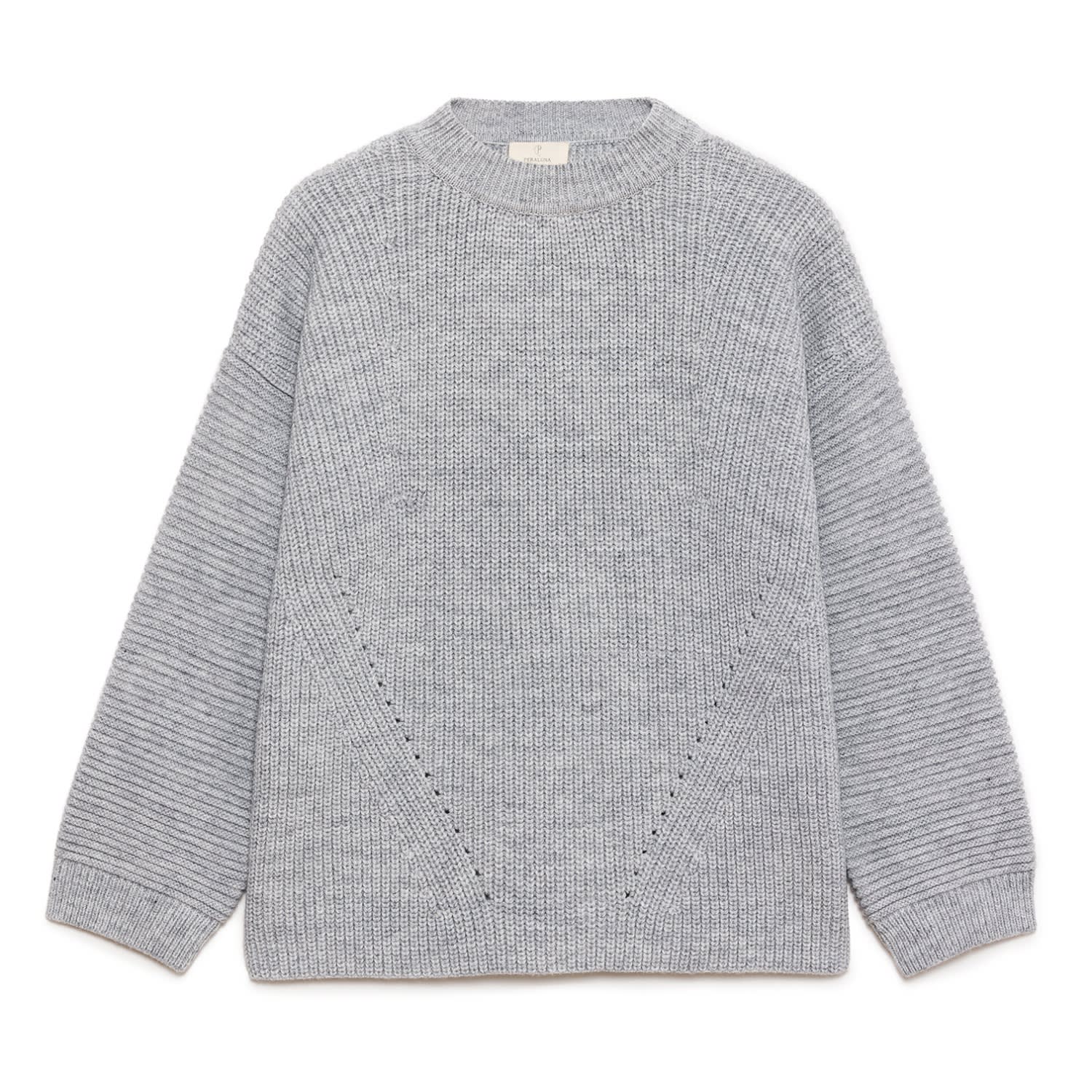 Peraluna Women's Nikita Thessaloniki Knit Pullover In Grey Melange In Grey