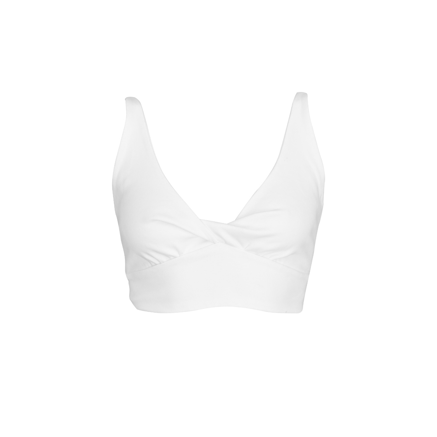 Unified Twist Sports Bra | White