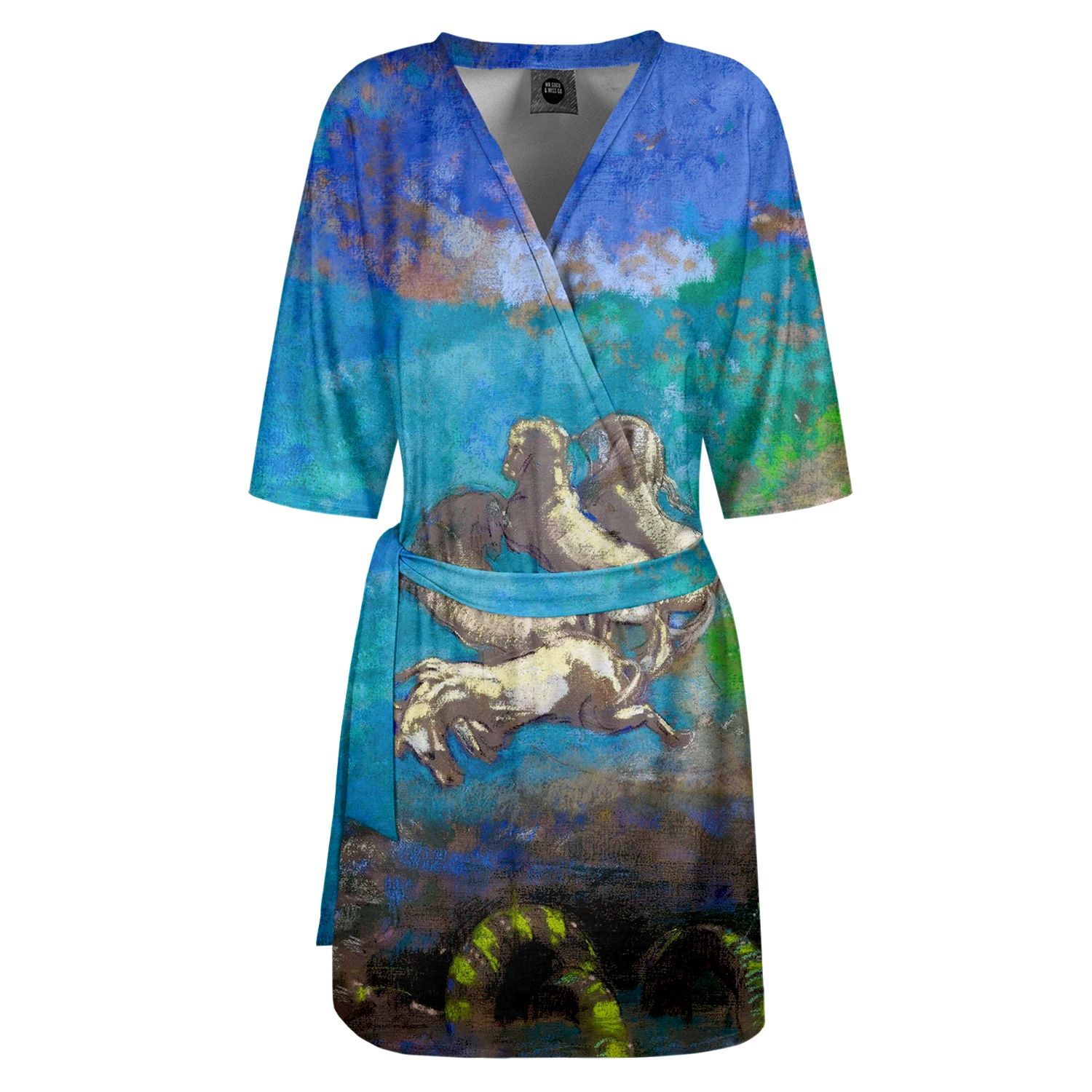 Aloha From Deer Women's Blue Nightmares Envelope Dress In Blue