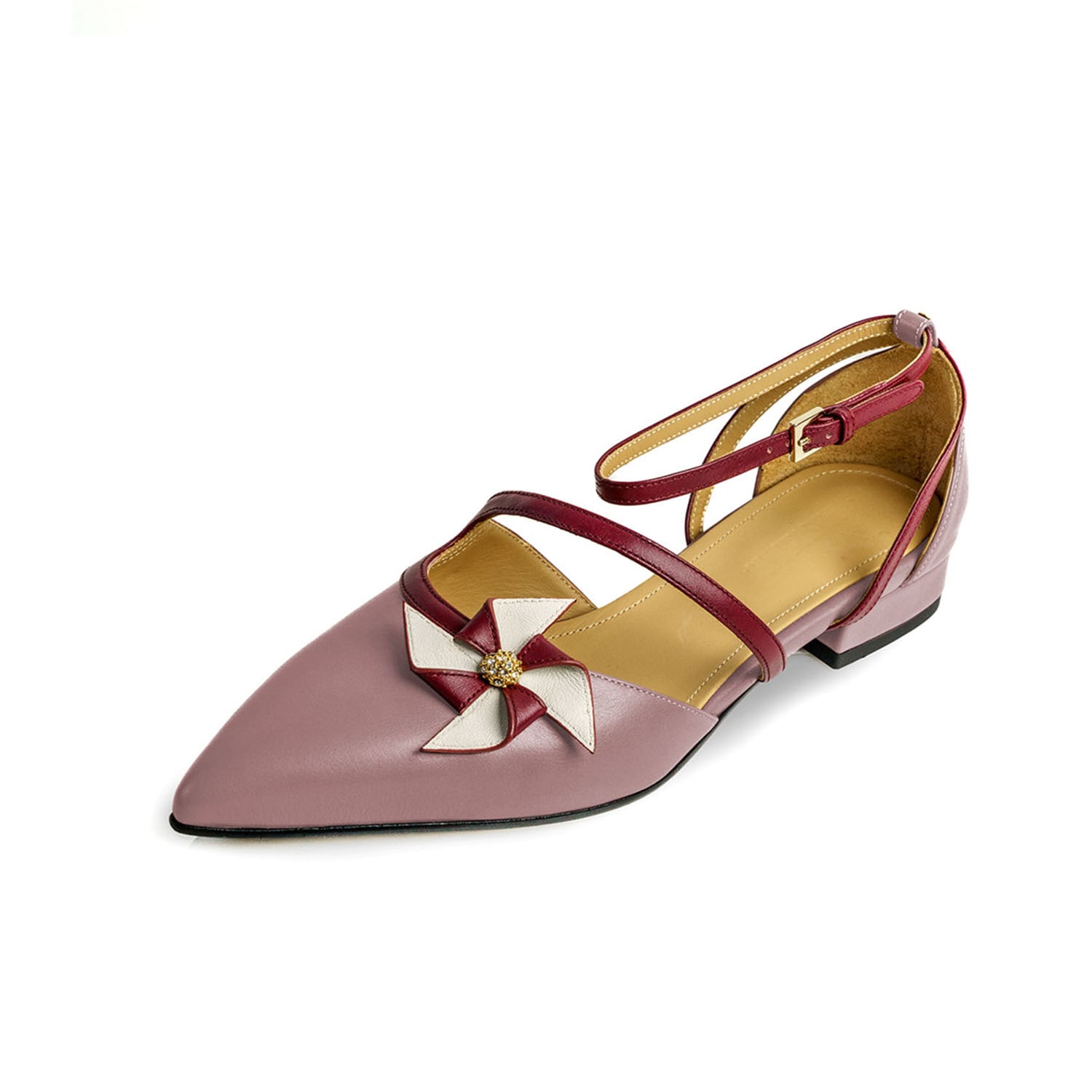 Mastra Ma' Women's Pink / Purple Zephyra - Antique Pink And Bordeaux In Pink/purple