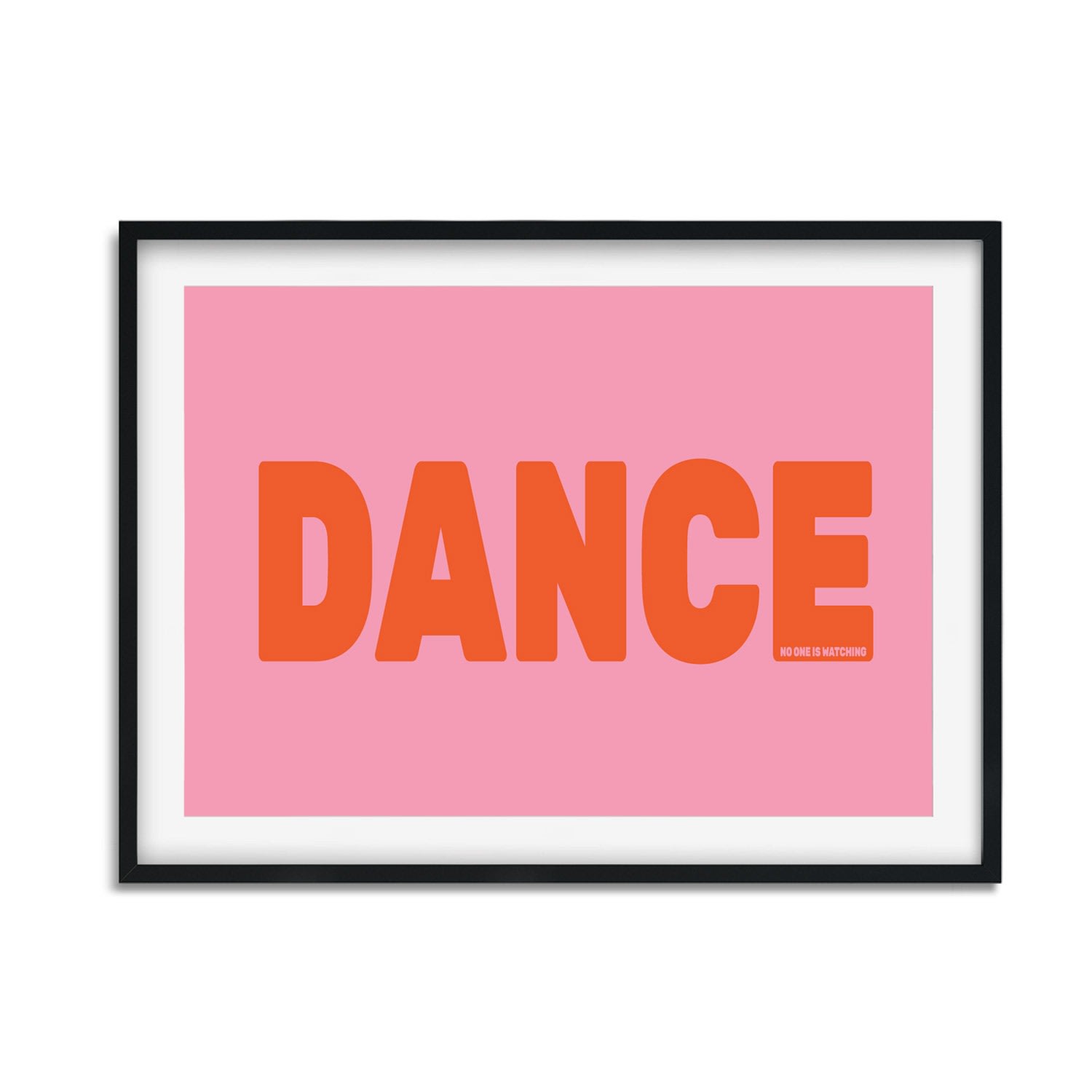 Pink / Purple Dance, No One Is Watching - A3 Print Size A3 297 X 420Mm The Native State