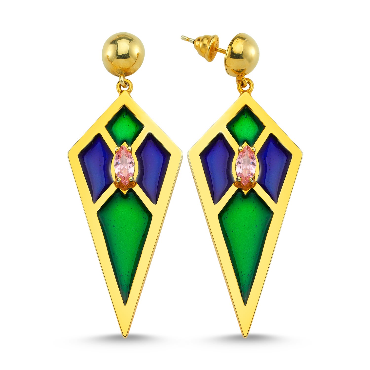Reian Jewellery Women's Audrey B Green & Blue