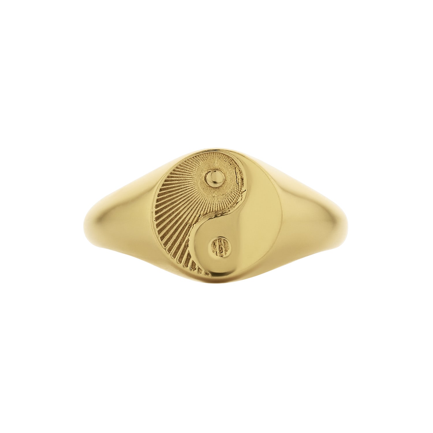 Zoe And Morgan Women's Yin Yang Ring Gold