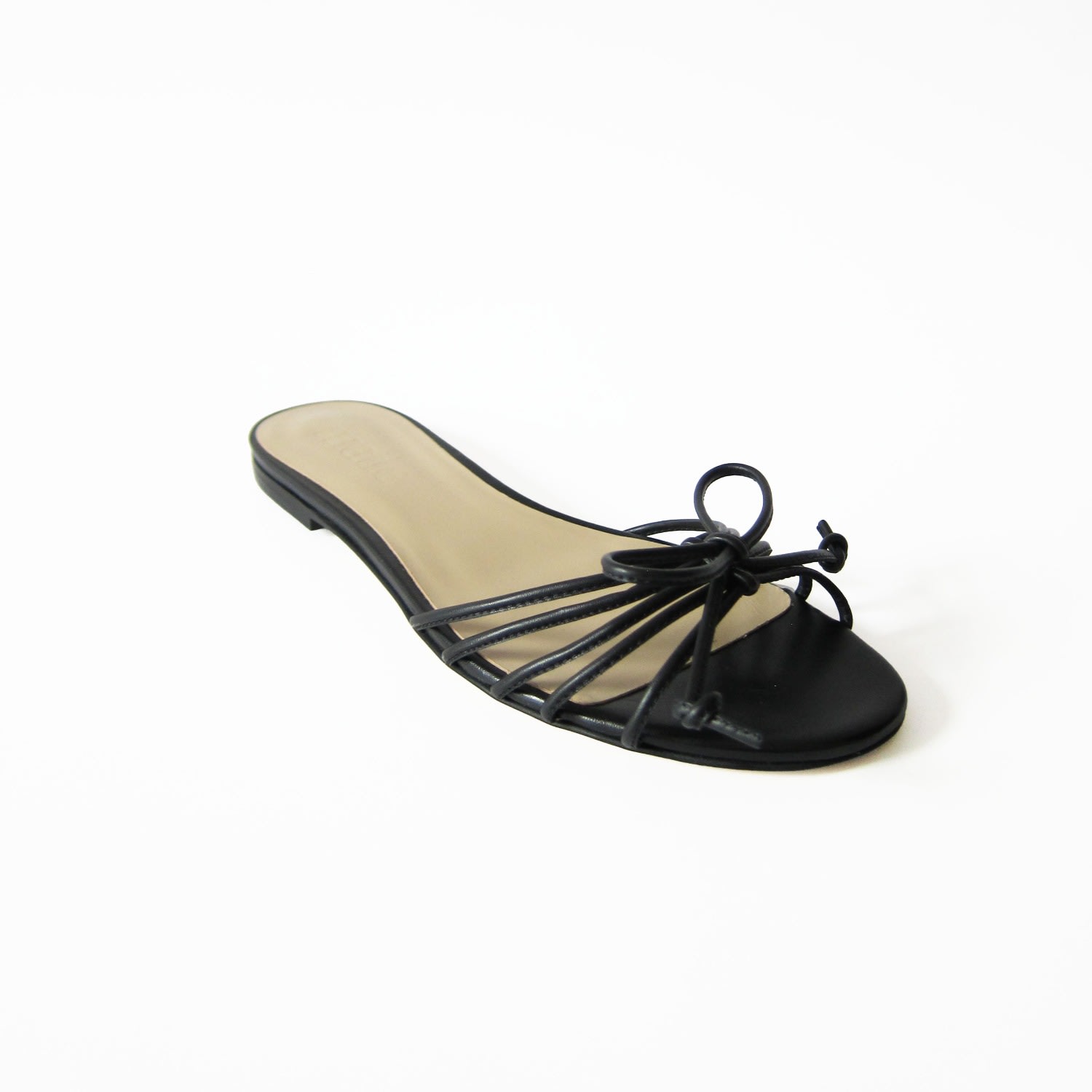 Maile Women's Macky Flat Sandal In Black In Black