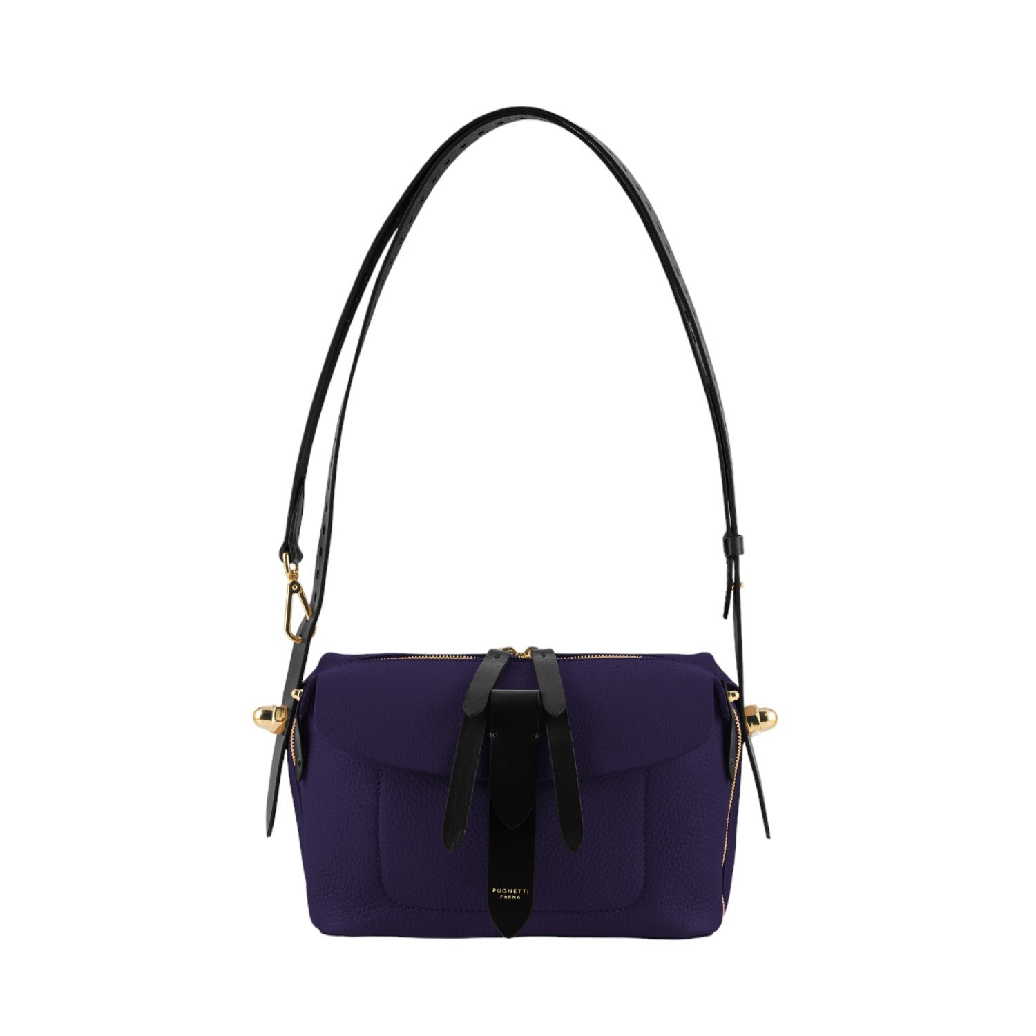 Pugnetti Parma Women's Blue Lift Bag Gold - Night In Blue