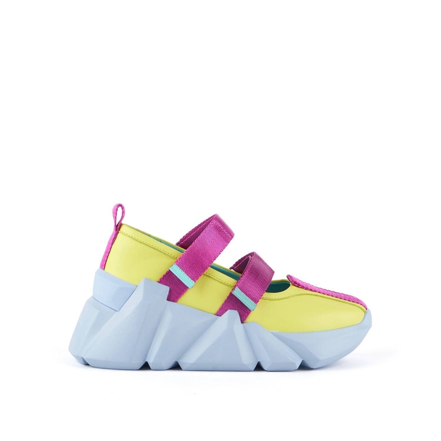 United Nude Women's Blue / Yellow / Orange Space Kick Jane - Sour Neon In Blue/yellow/orange
