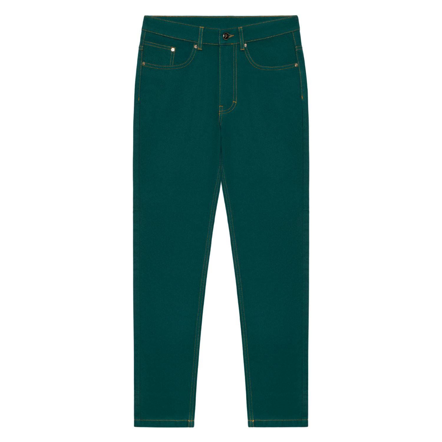 Place Of Elms Men's Green Quartz Denim Pants In Green