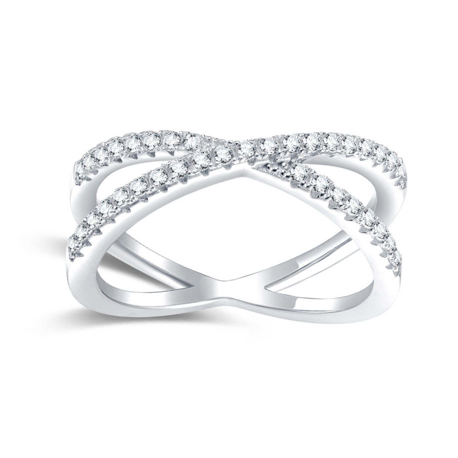 Women’s Silver Infinity PavÃ¨ Ring Atelier Jewellery