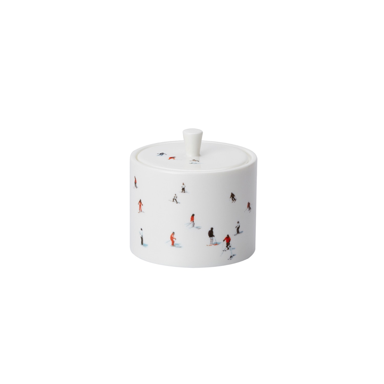 Dede Johnston White Covered Sugar In White