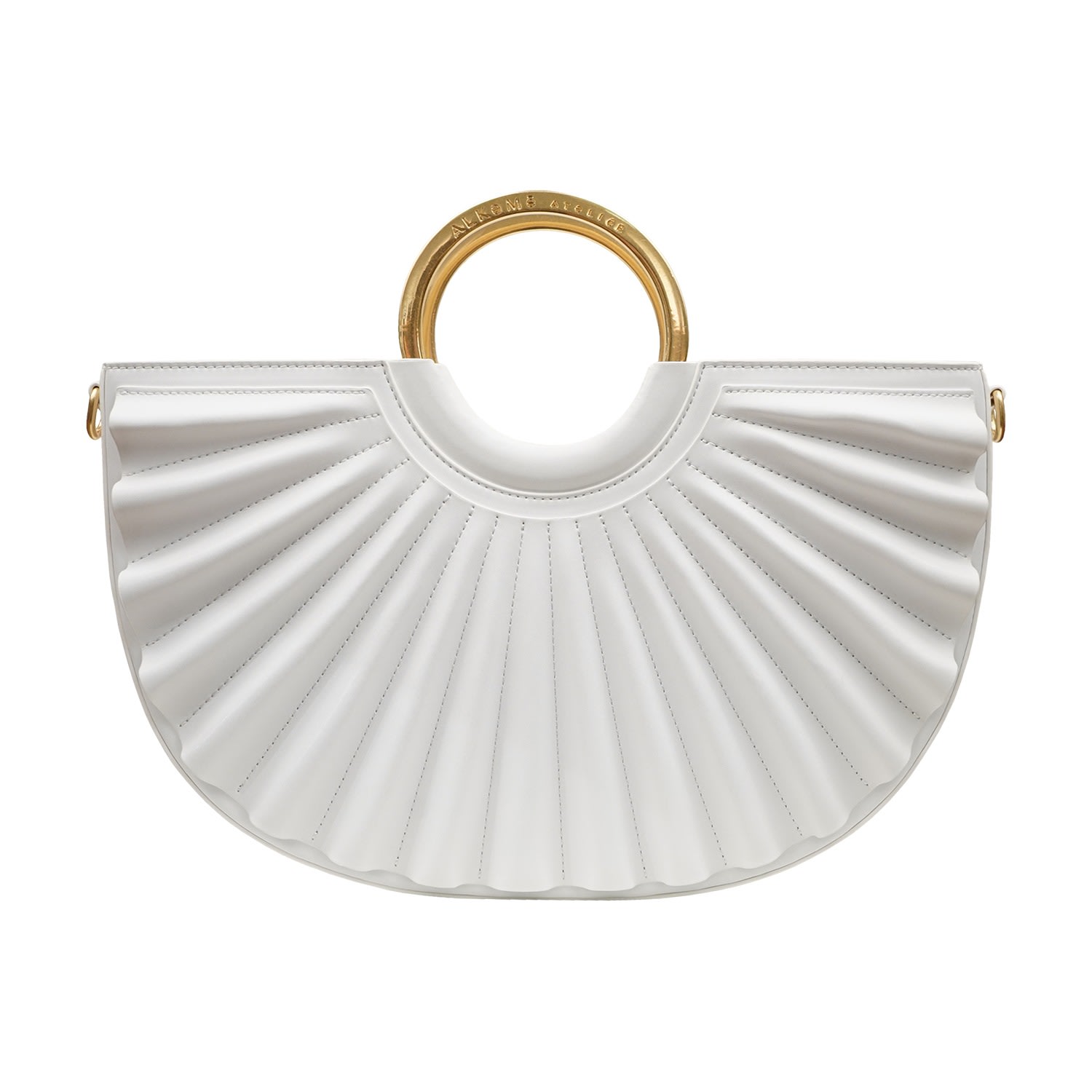 Women’s Water Moon Satchel - White Alkeme Atelier