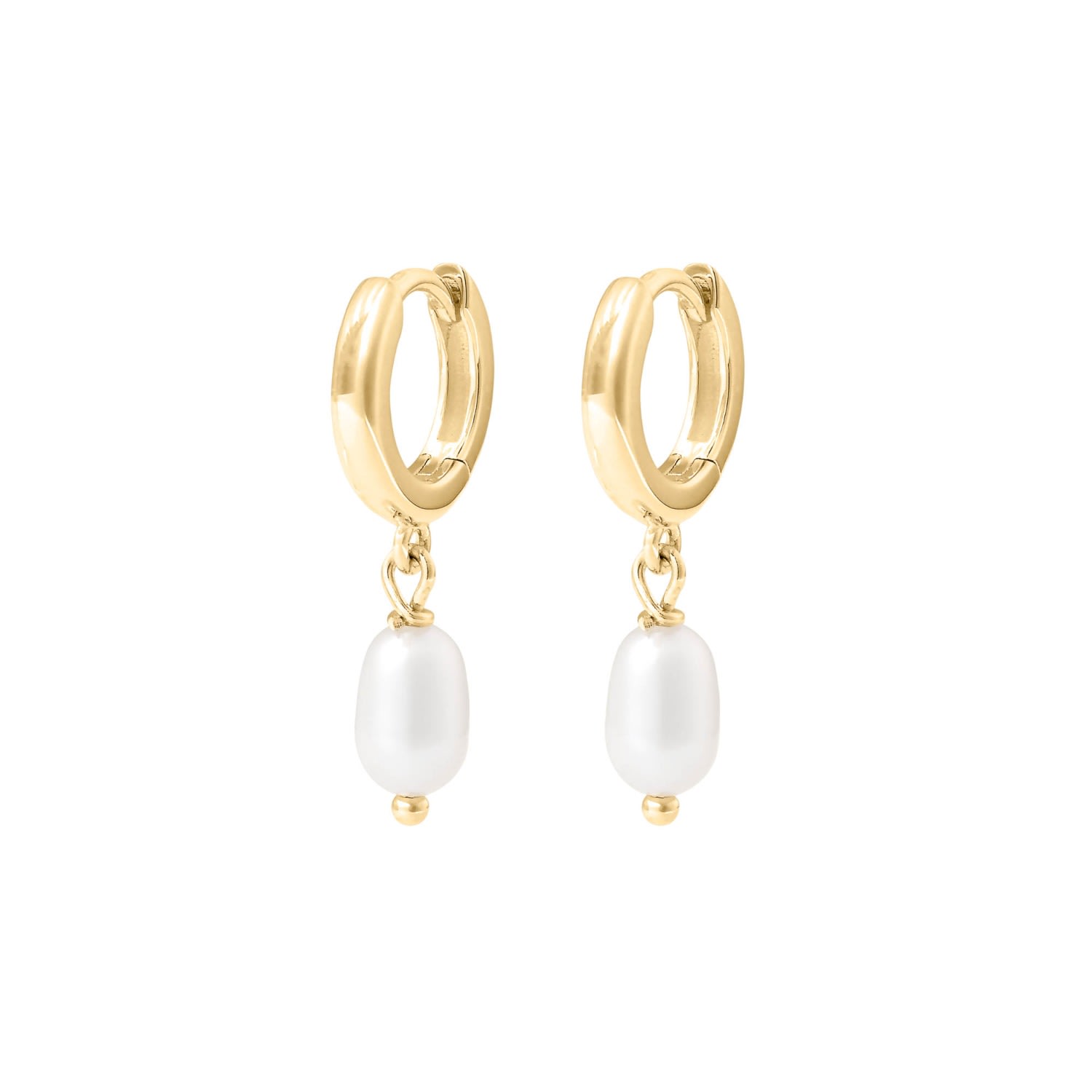 Women's Mini Hoops Huggie - Yellow | Chiara Tedeschi Jewellery