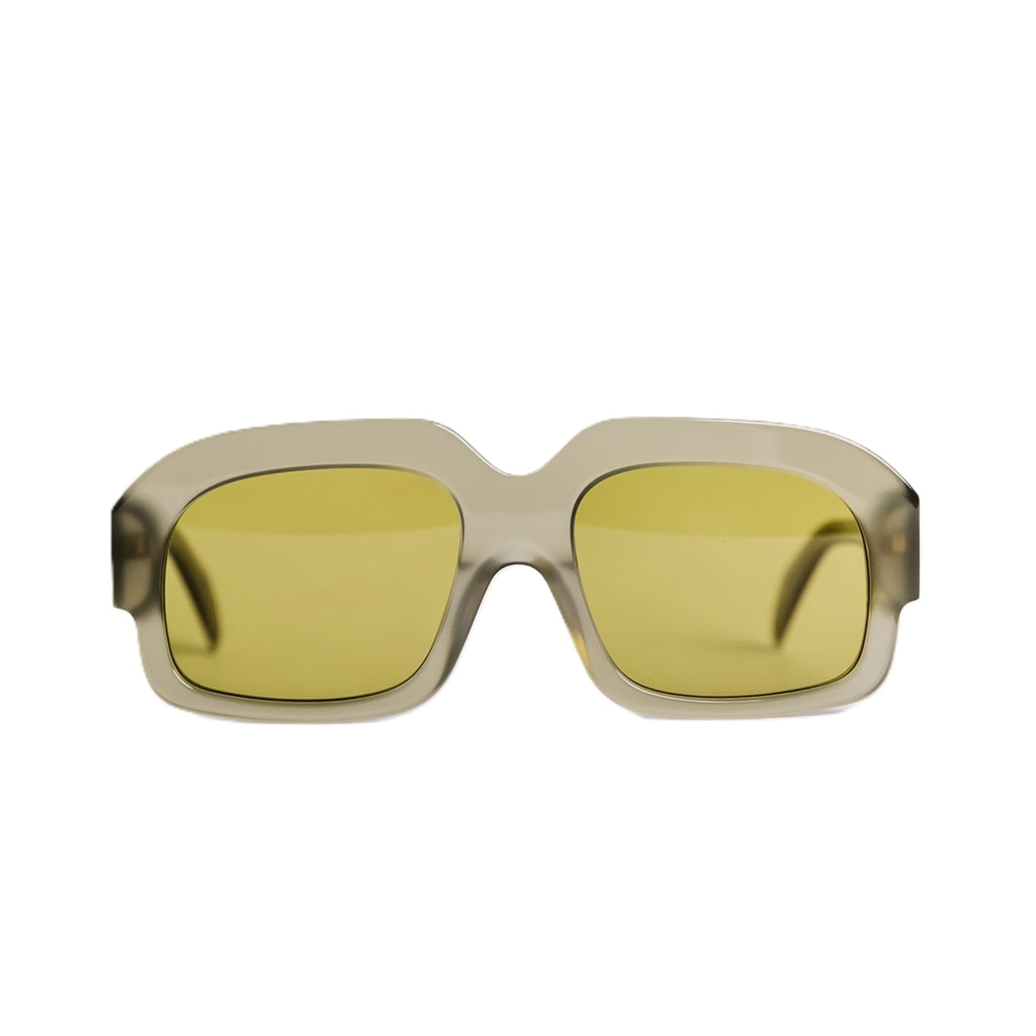 We The Stars Women's Green Pyramid Prism Sunglasses In Green