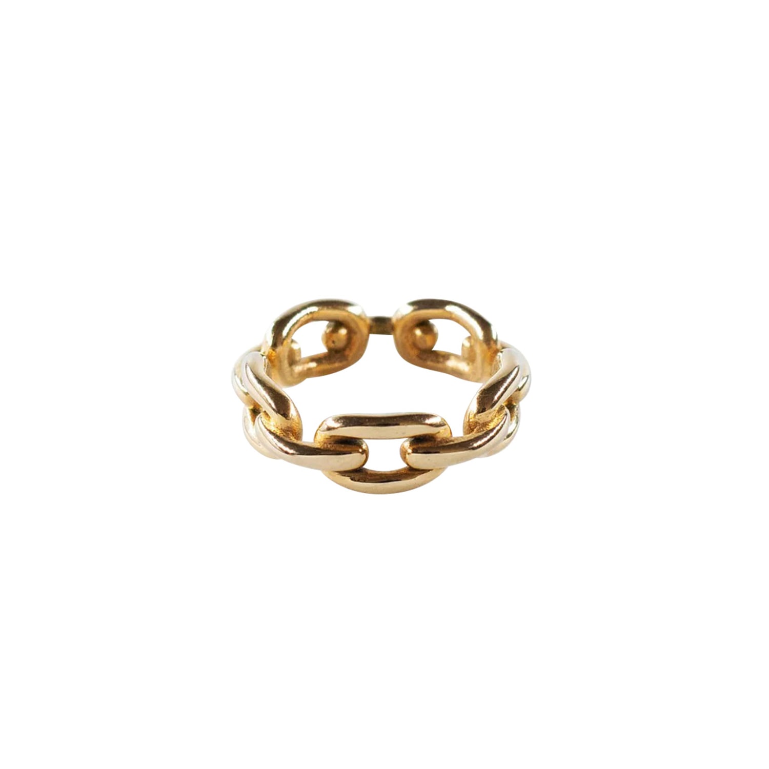Outofoffice Gold Chain Ring Link Unisex Women