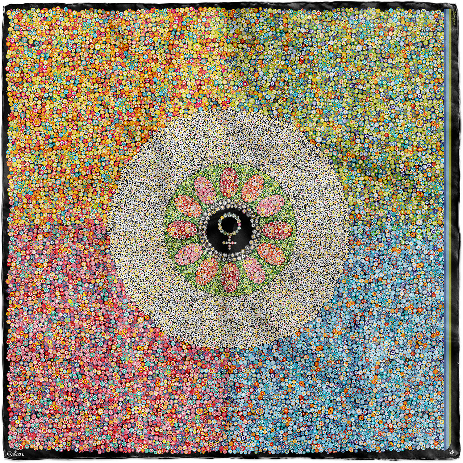 Kueen Women's Silk Scarf - Millefiori