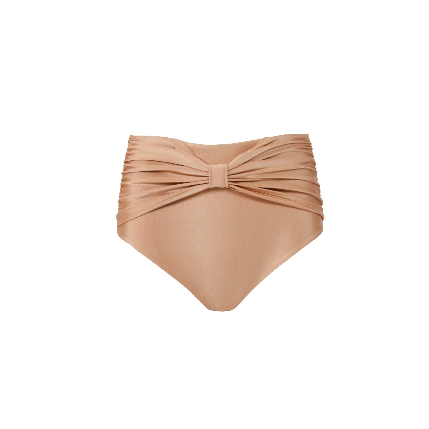 Decolet The Label Women's Neutrals Lilly High-waisted Bottoms In Bronzed In Brown