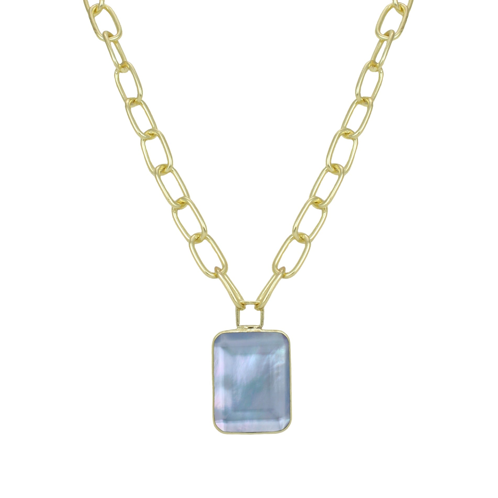 Marcia Moran Women's Gold / Blue Belmira Necklace In Tanzanite