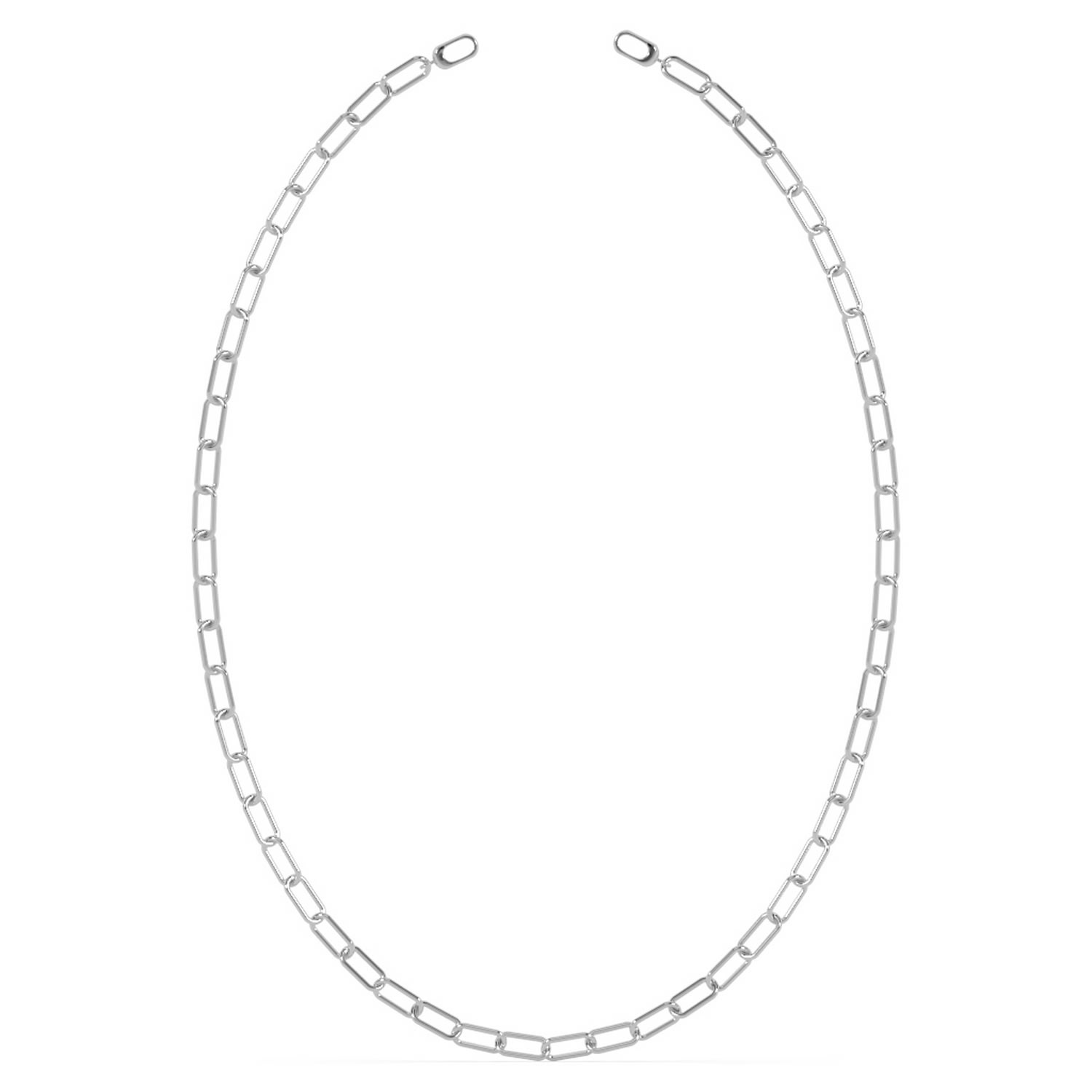 Women’s Silver Bold Clip Long Chain / Waist Chain Oni Fine Jewelry