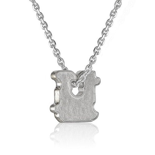 Cartography Men's Get Bread - Necklace In Sterling Silver