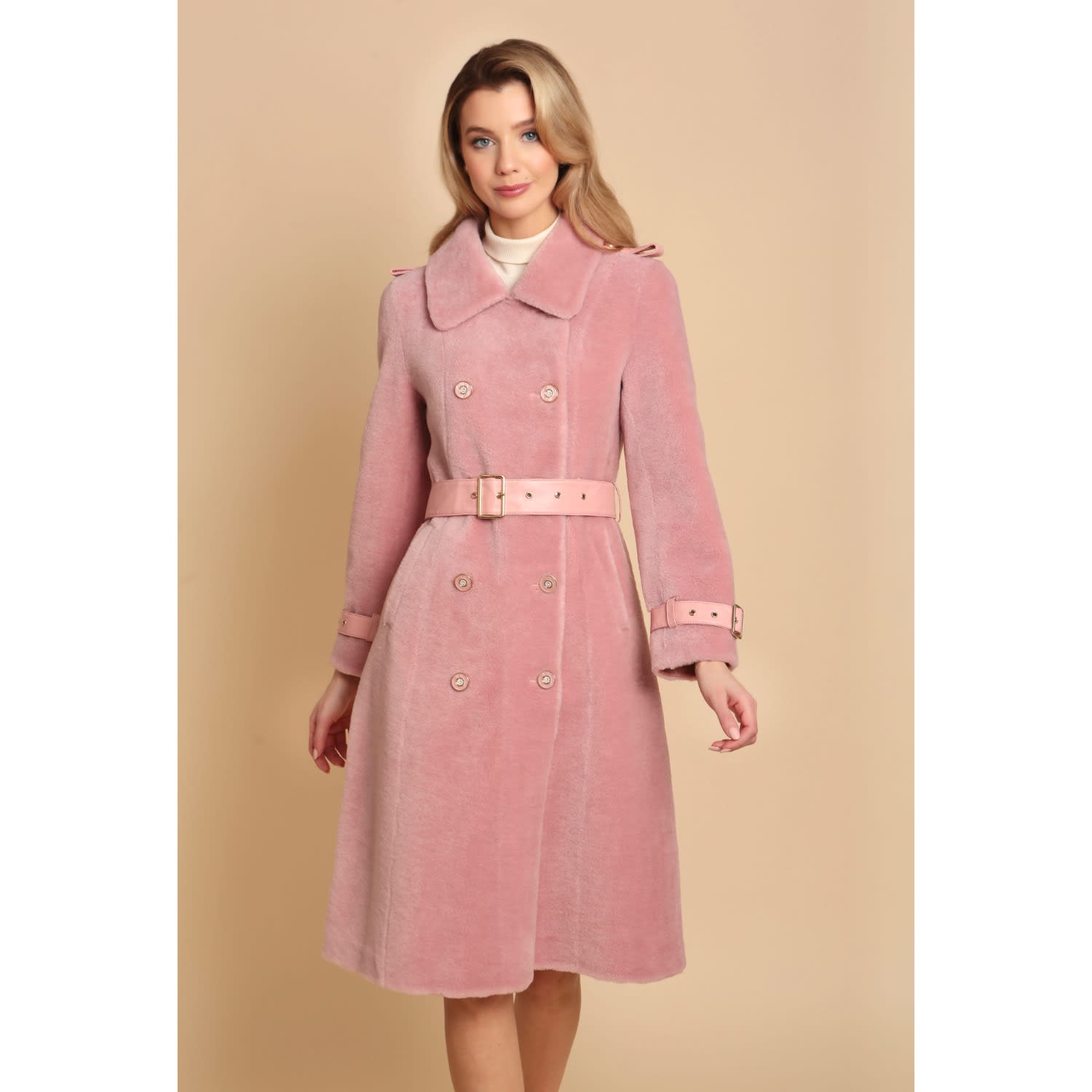 トレンチコート SAHARIENNE OVERCOAT IN SUSTAINABLE COTTON AND WOOL uncover-woolen-trench-coat-