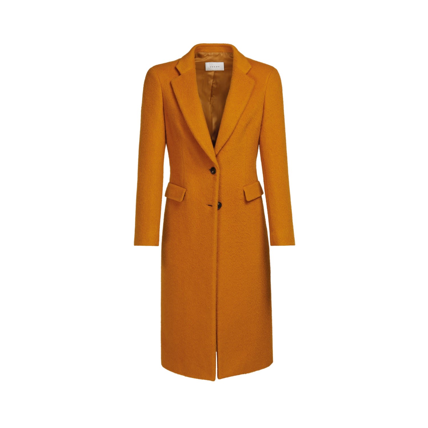 Vulto Women's Yellow / Orange Solaia Coat In Yellow/orange