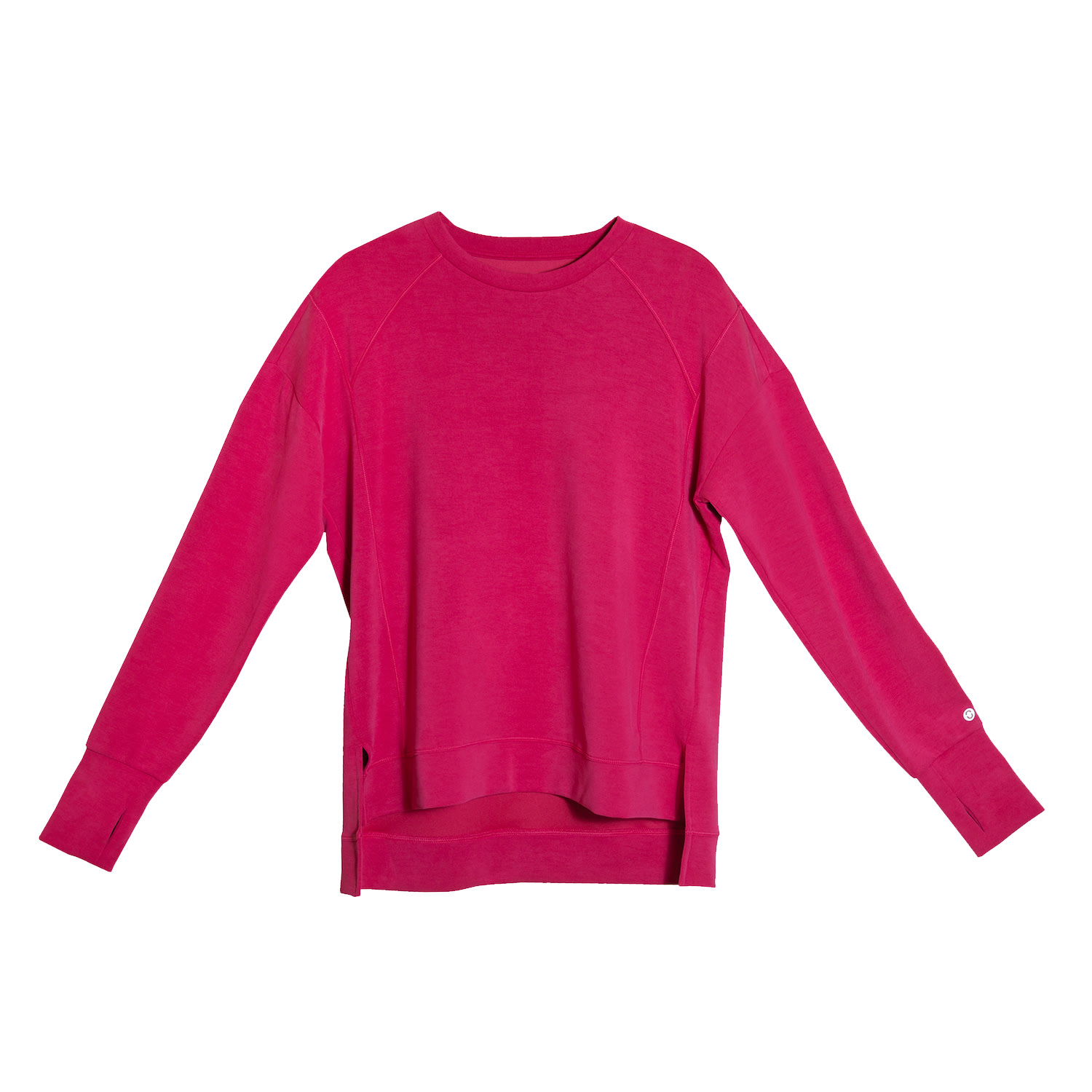 One Of Us Women's Pink / Purple Lara Has Fun Crew Neck Sweatshirt - Magenta In Pink/purple