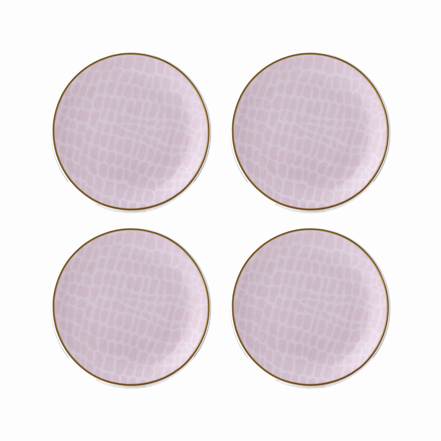 Layla - Set Of Four Coasters / Tidbit Plates Twig New York