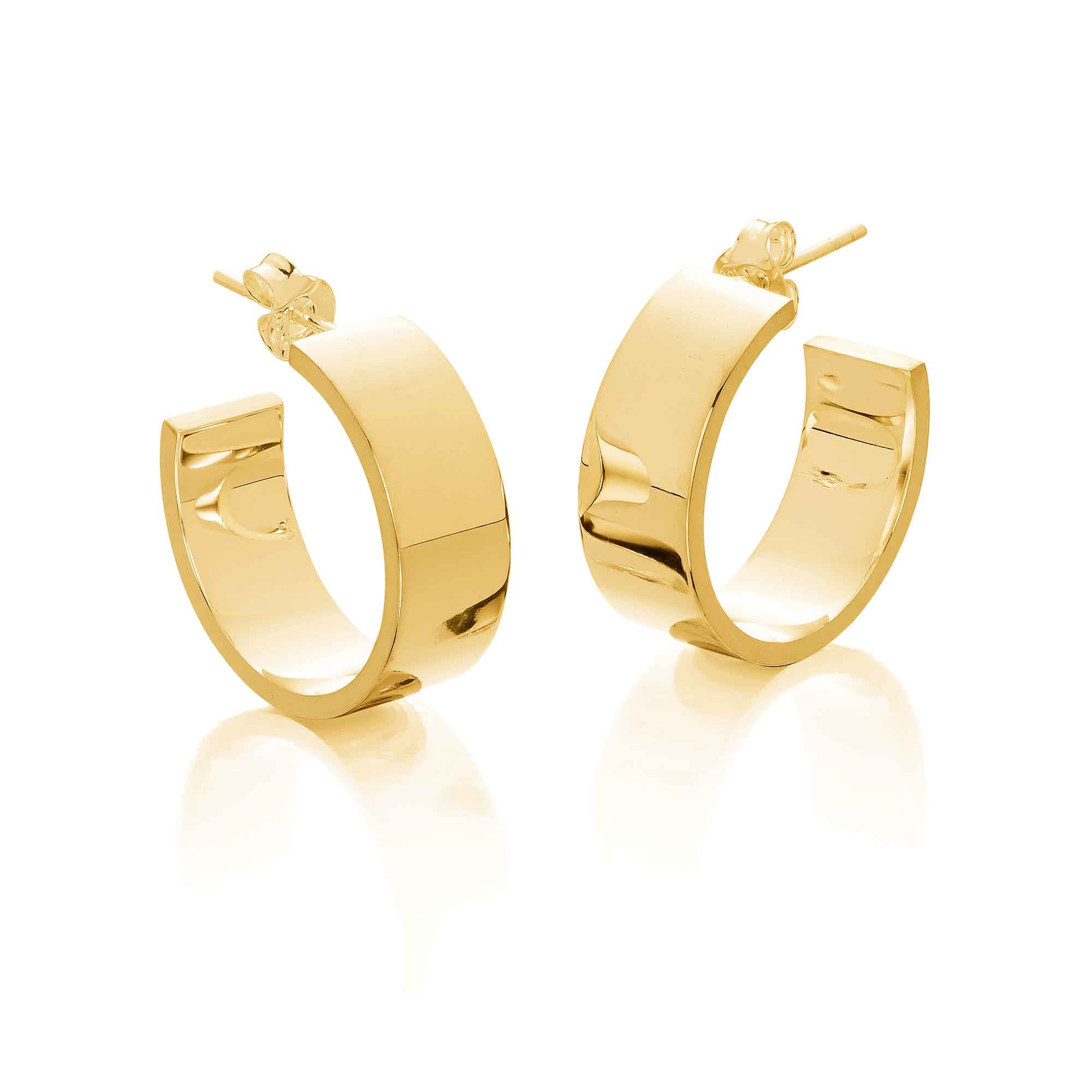 Women’s 7Mm Hoop Earrings Gold Sophie Anna