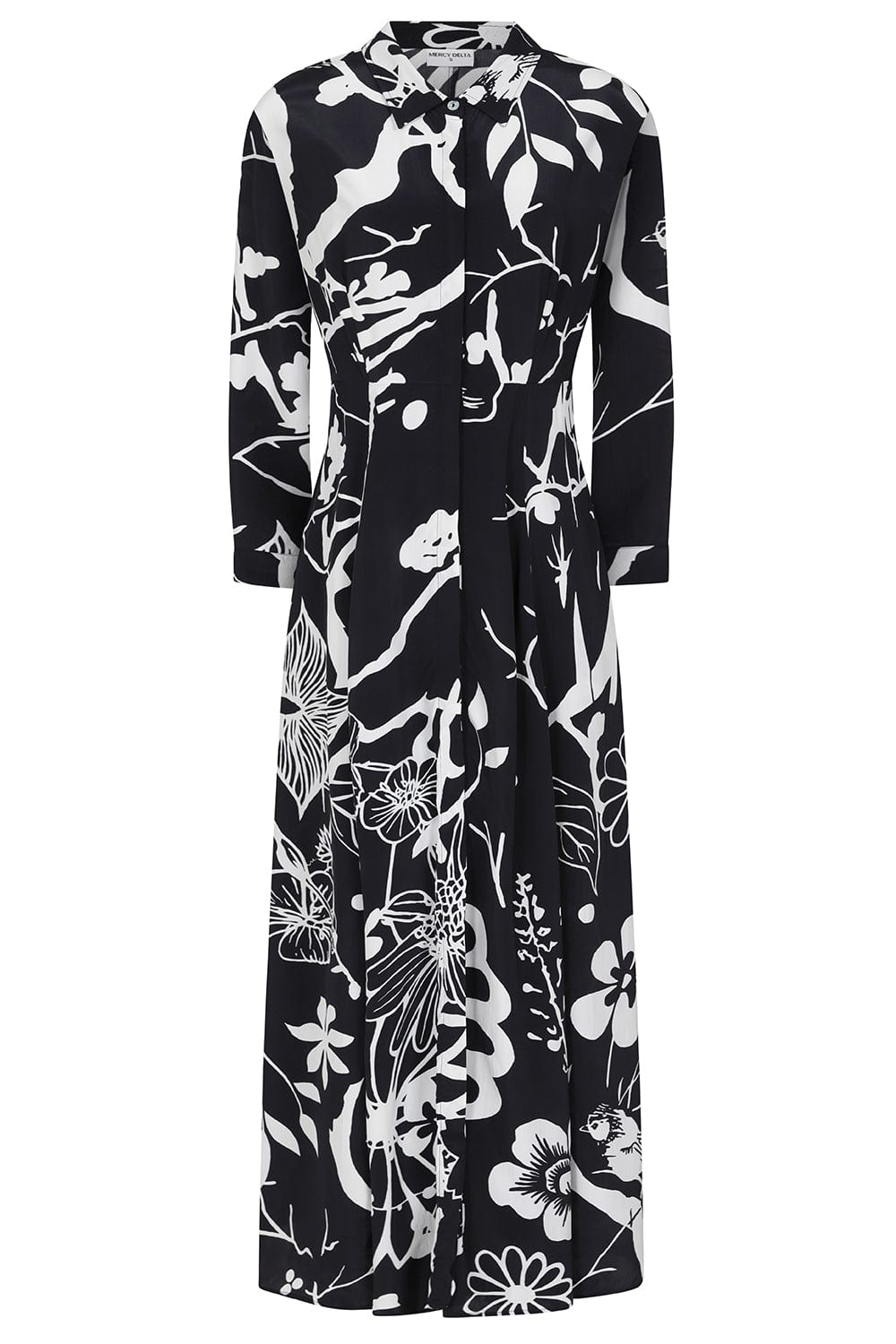Women's Black / White Rosedene, Imaginary Paradise | Extra Small | Mercy Delta
