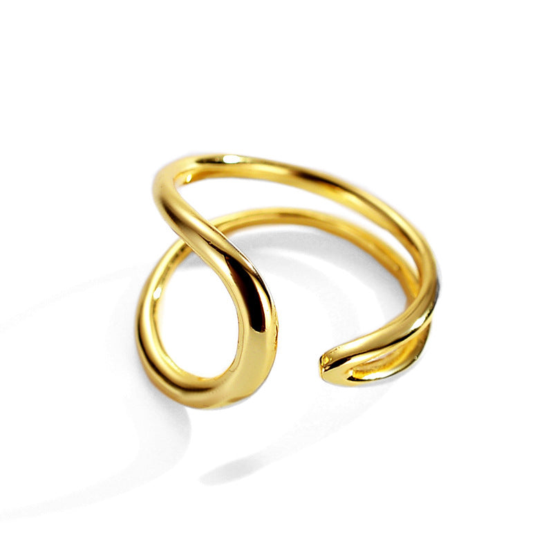 Gold Trip Women's Cascade Open Ring In Gold In Gold