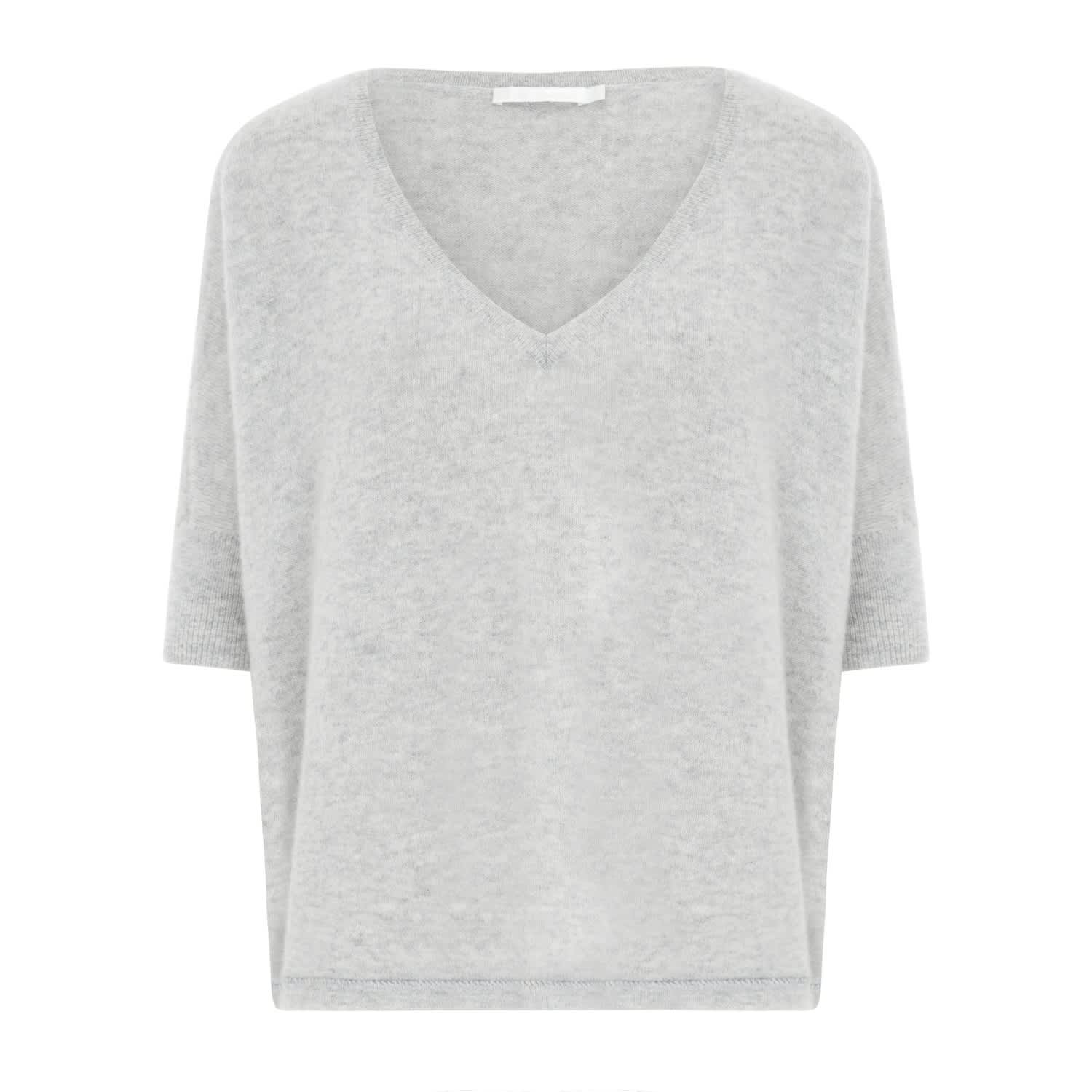 v neck short sleeve jumper