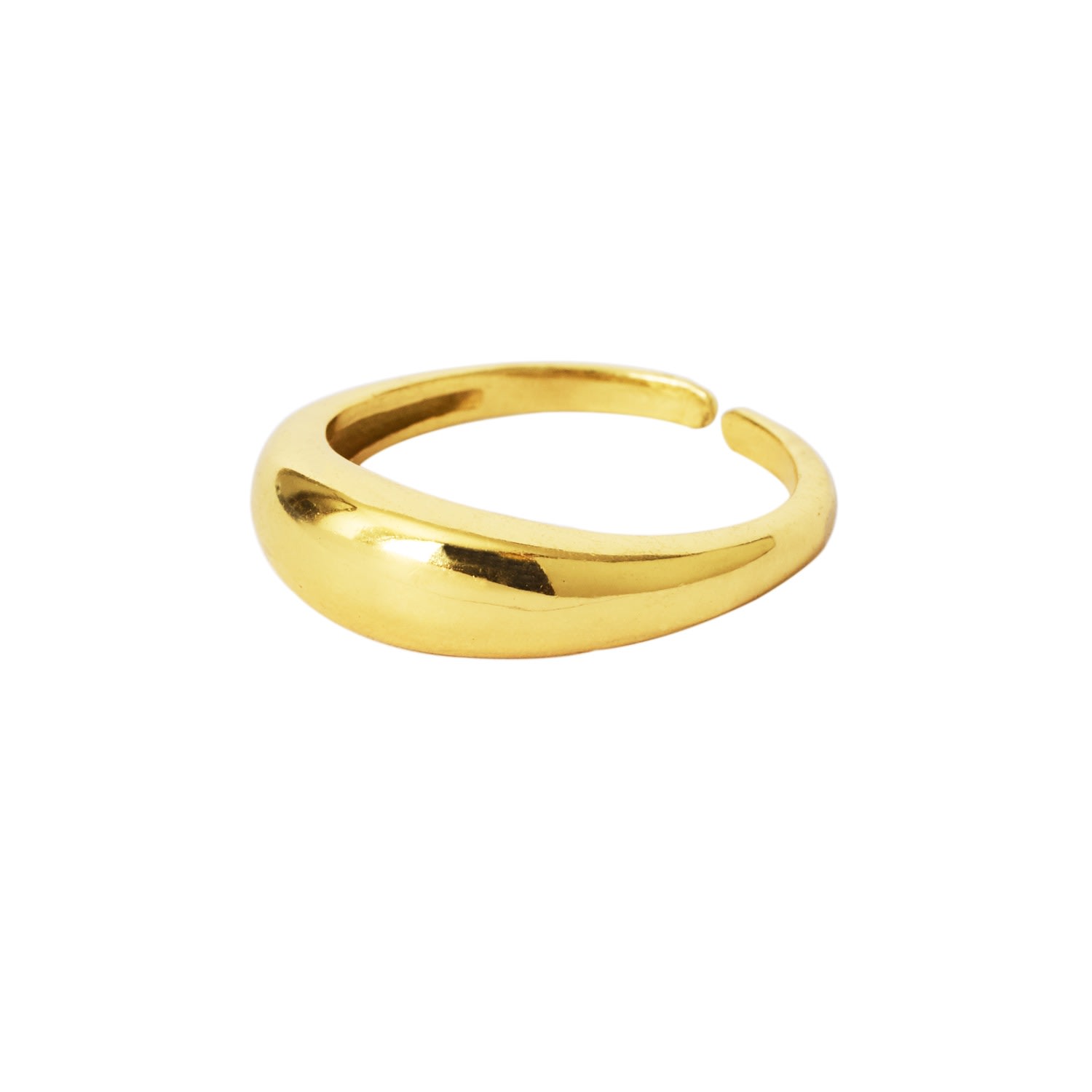 Yaa Yaa London Women's By Your Side Adjustable Gold Vermeil Ring In Gold