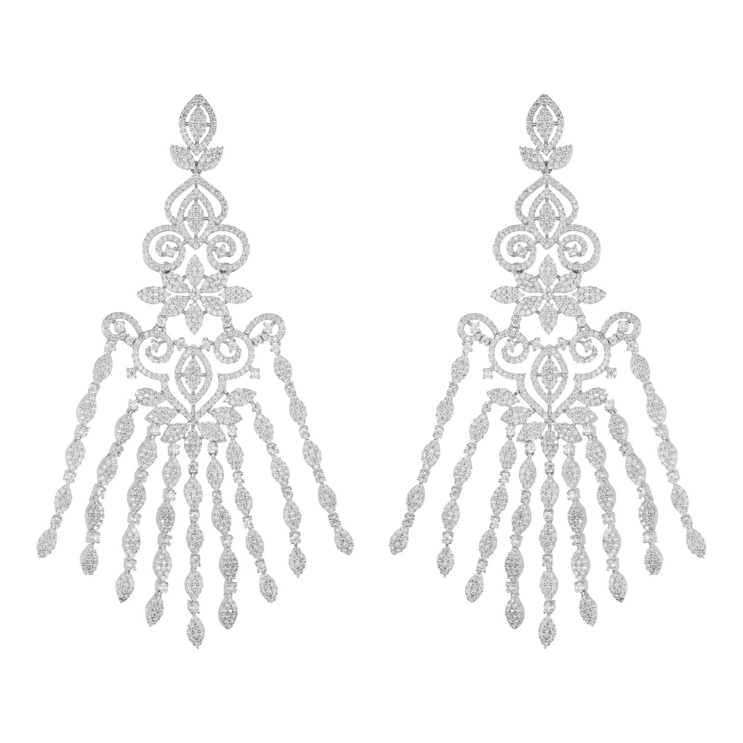 Meraki By Rashmi Bajaj Women's White Celeste Earrings