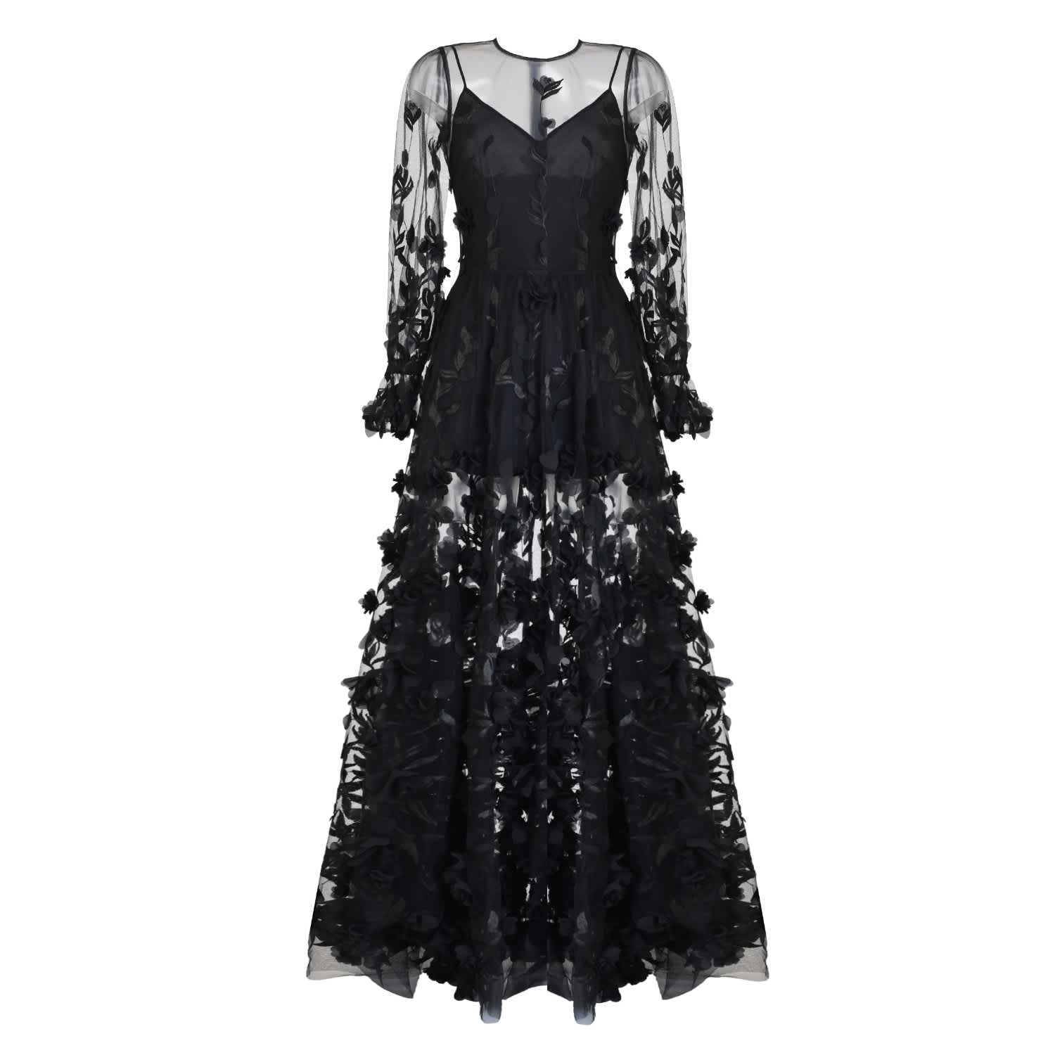 Dress Fabiana Black | MATSOUR'I | Wolf & Badger