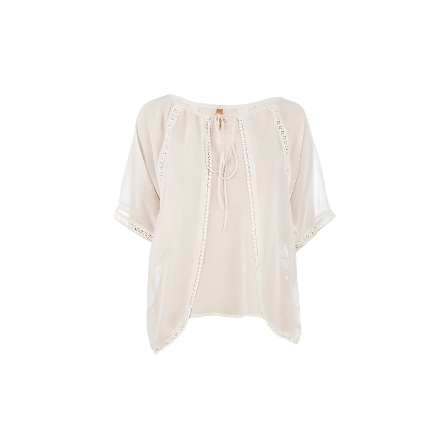 sheer boho top