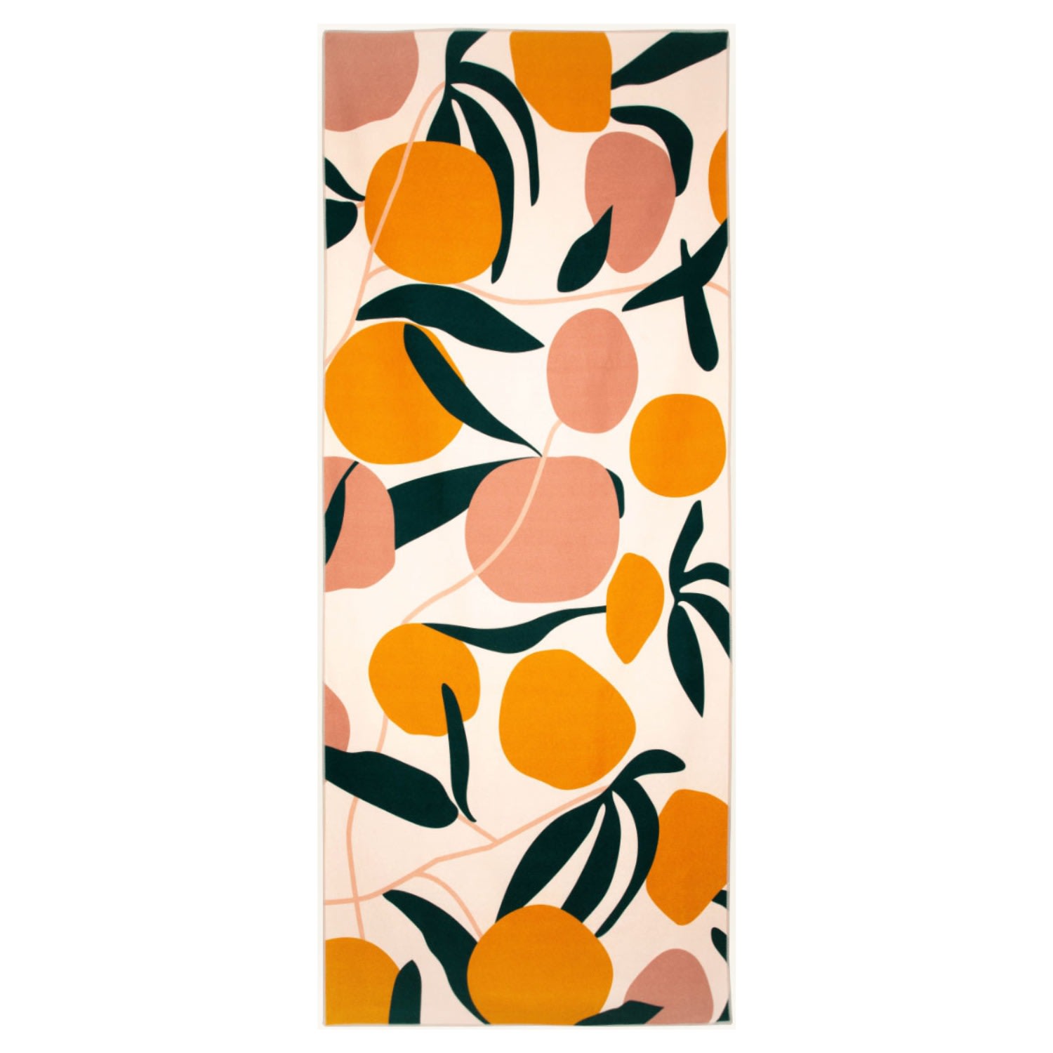 Peach Heaven Microfiber Beach, Yoga, Everything Towel - Multi- Multicolour Pluffy