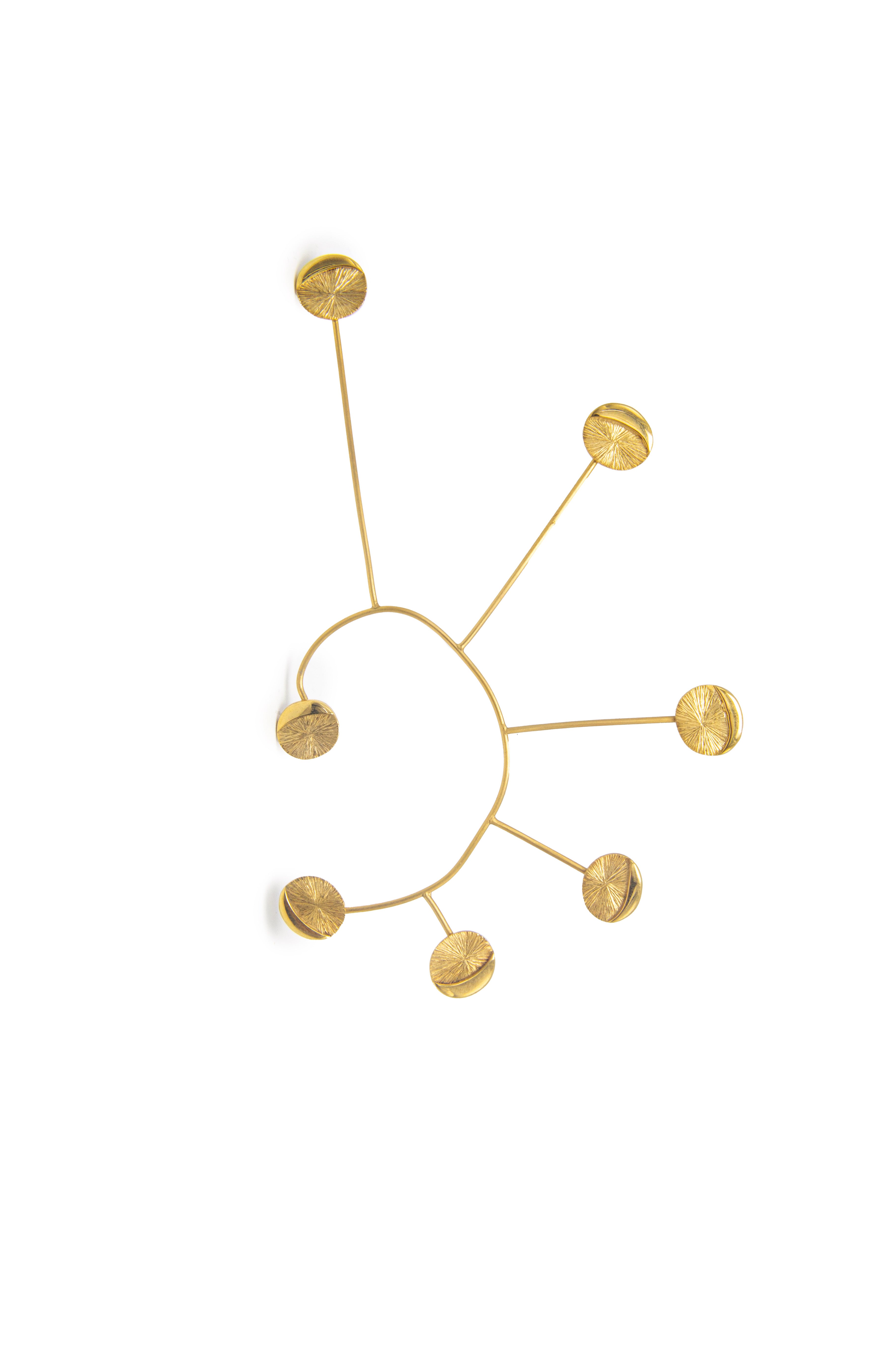 Sophie Simone Designs Women's Gold Earcuff Eclipse In Gold