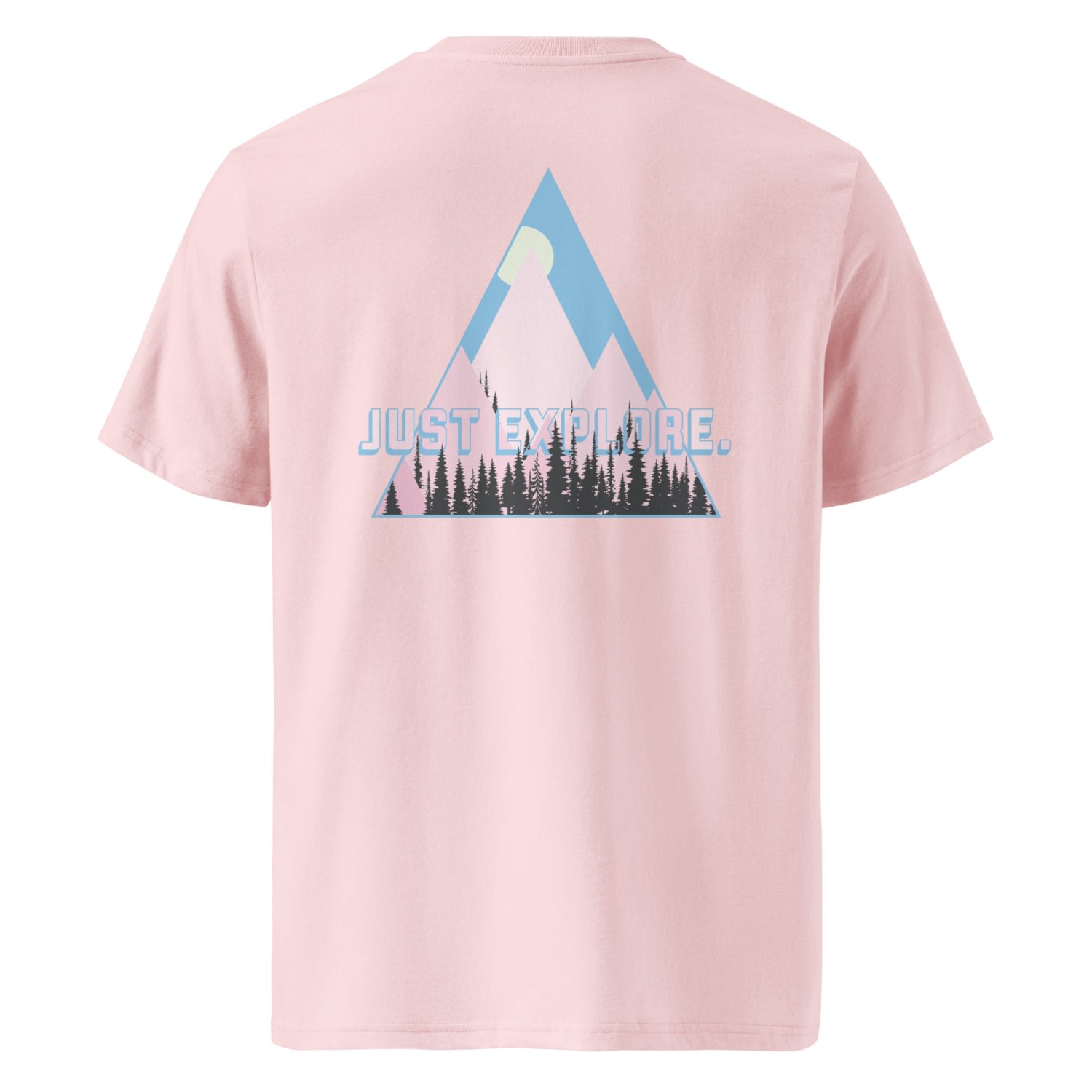 Anchor & Crew Pink / Purple Cotton Pink Just Explore. Seeker Organic Cotton T-shirt - Women In Pink/purple