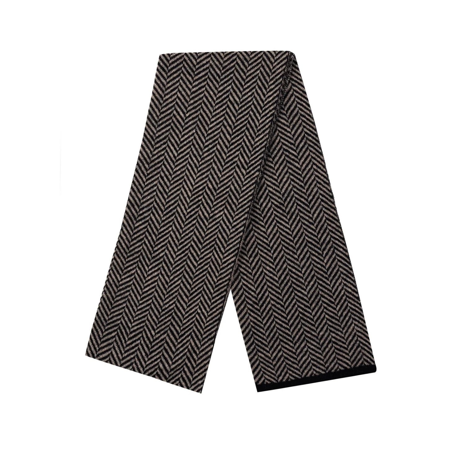 Mohair&angora Mohair Men Shawl Lycia Black