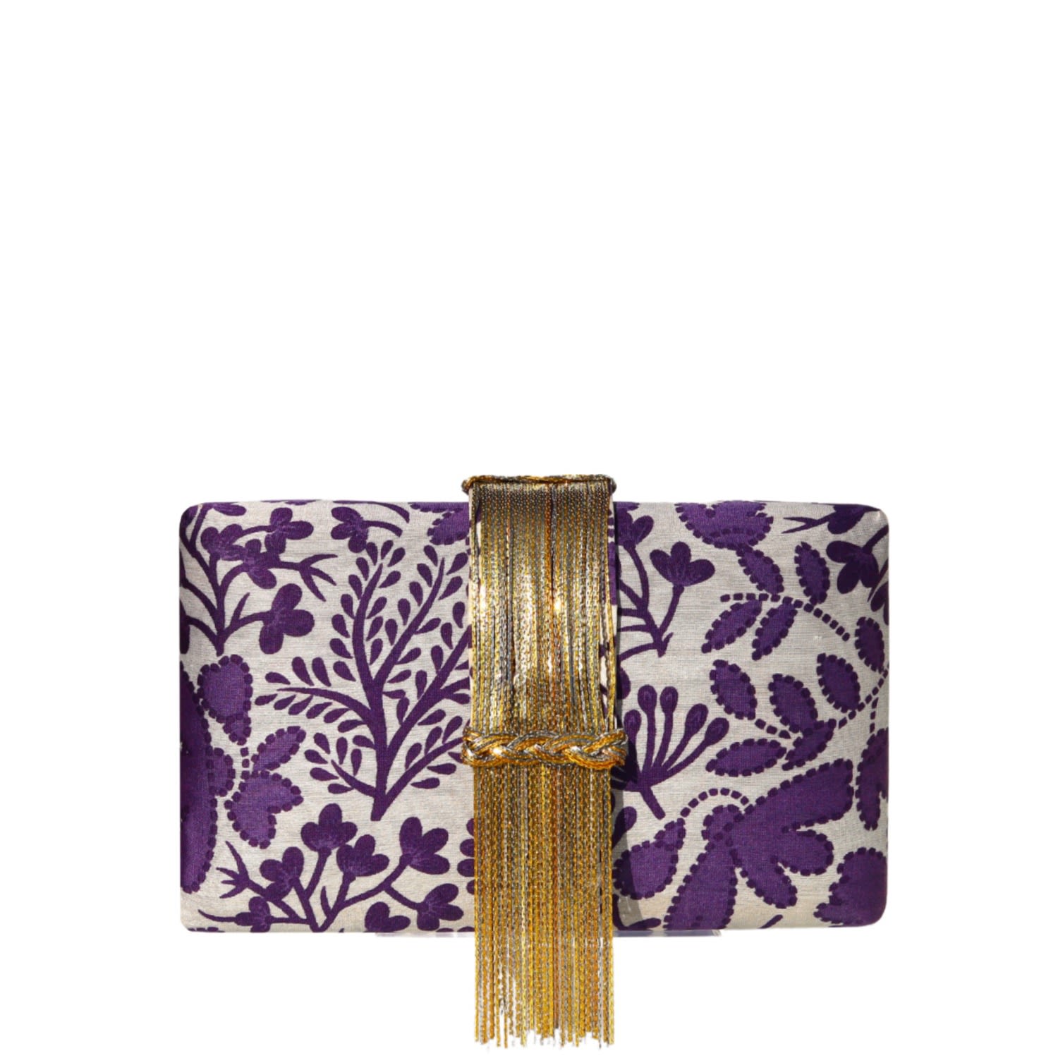 Women’s Pink / Purple Lila Fringe Clutch Bag Simitri