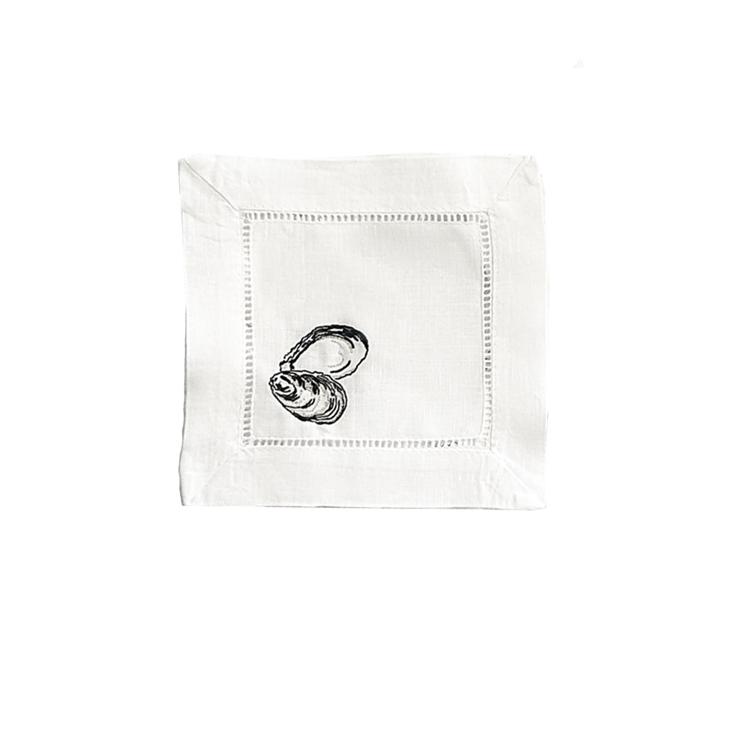 Lilly Loves White Oyster Cocktail Napkins