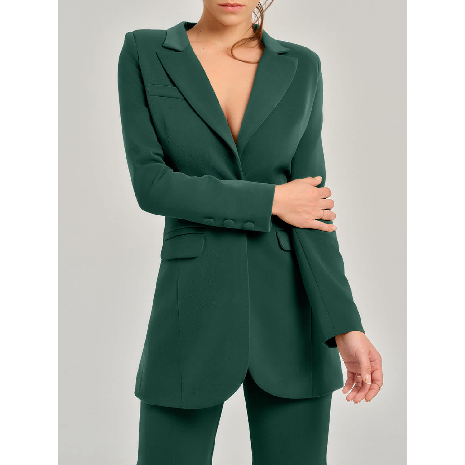 Emerald Dream Timeless Power Suit - Dark Green | Tia Dorraine | Wolf &  Badger