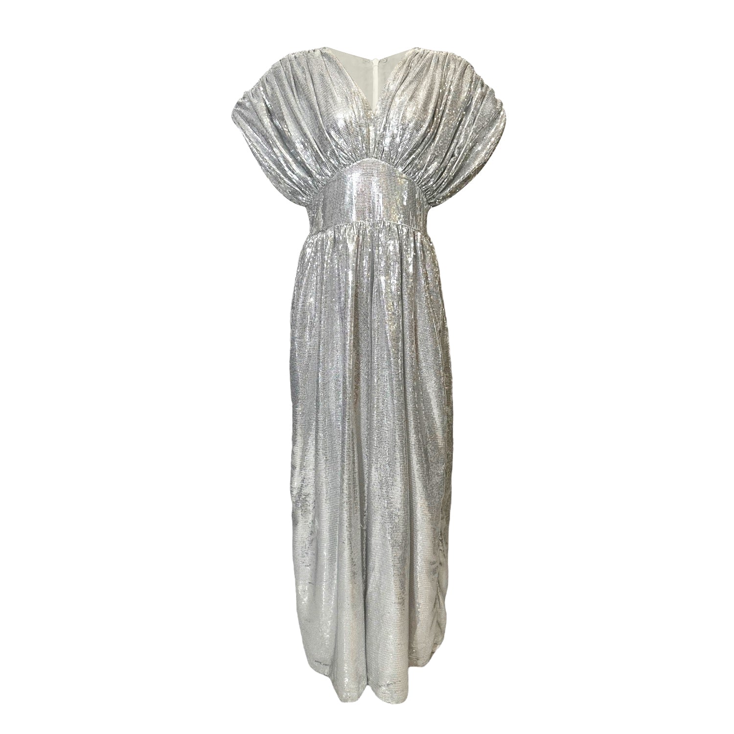 Julia Clancey Women's Silver Zowie Sequin Palazzo Jumpsuit In Silver