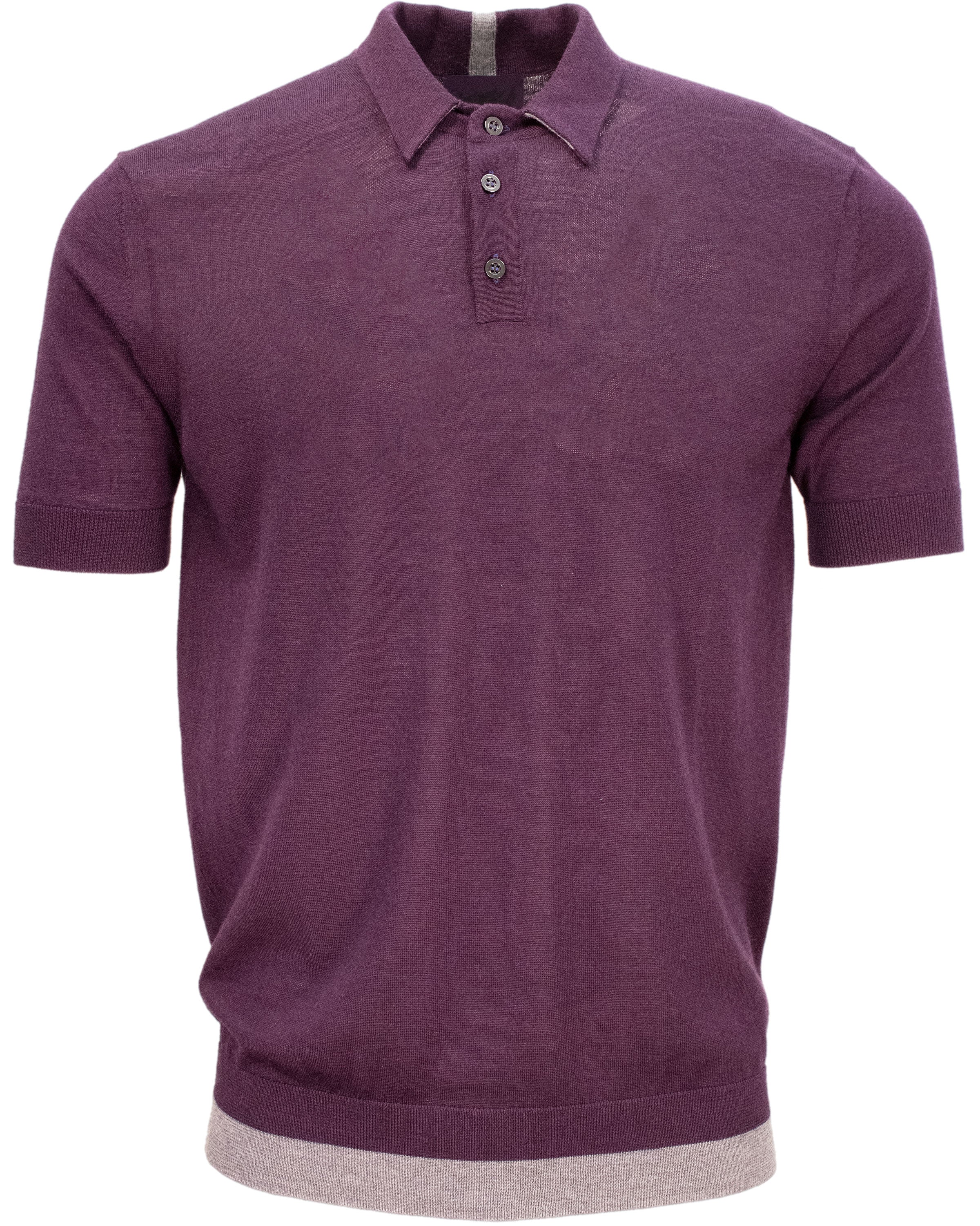 Men’s Pink / Purple Pilgrim Polo Shirt - Plum Extra Large Lords of Harlech